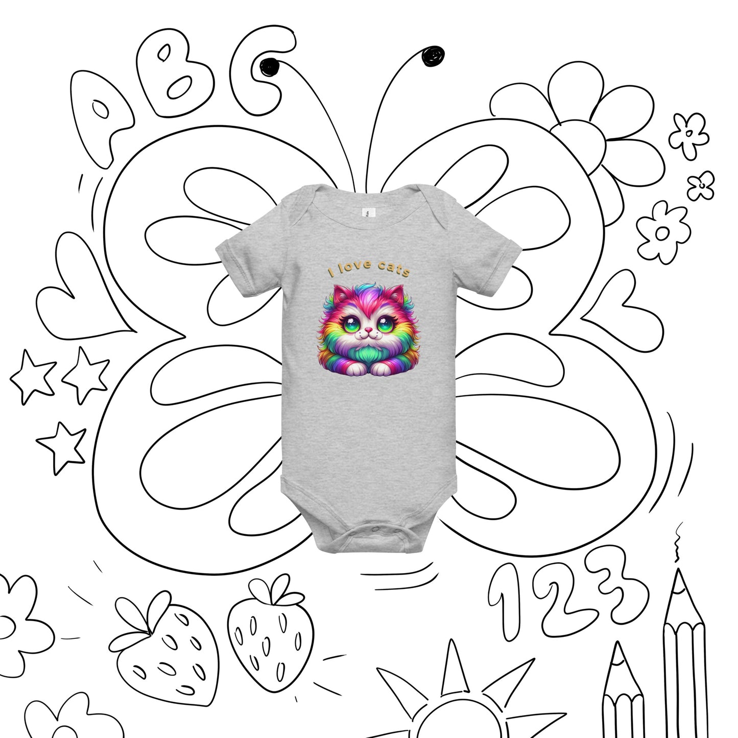 Baby short sleeve one piece