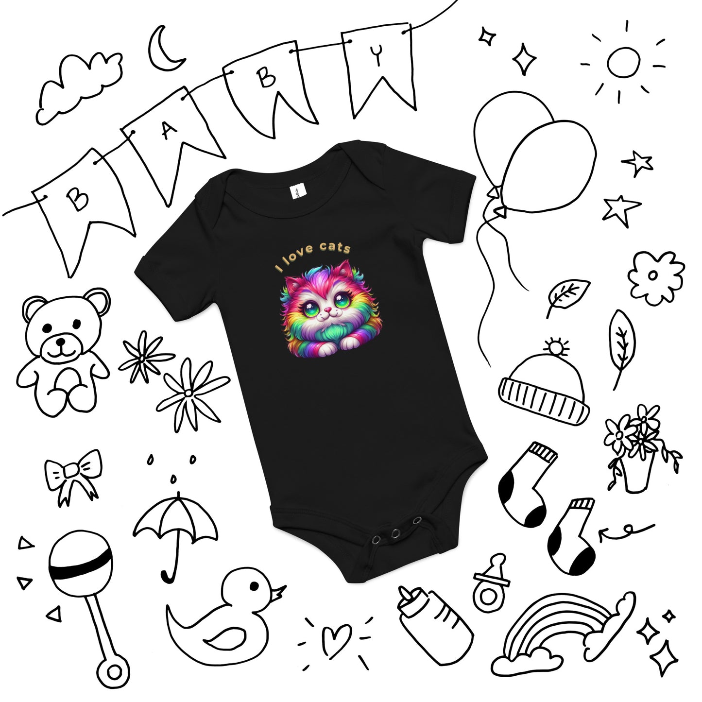 Baby short sleeve one piece