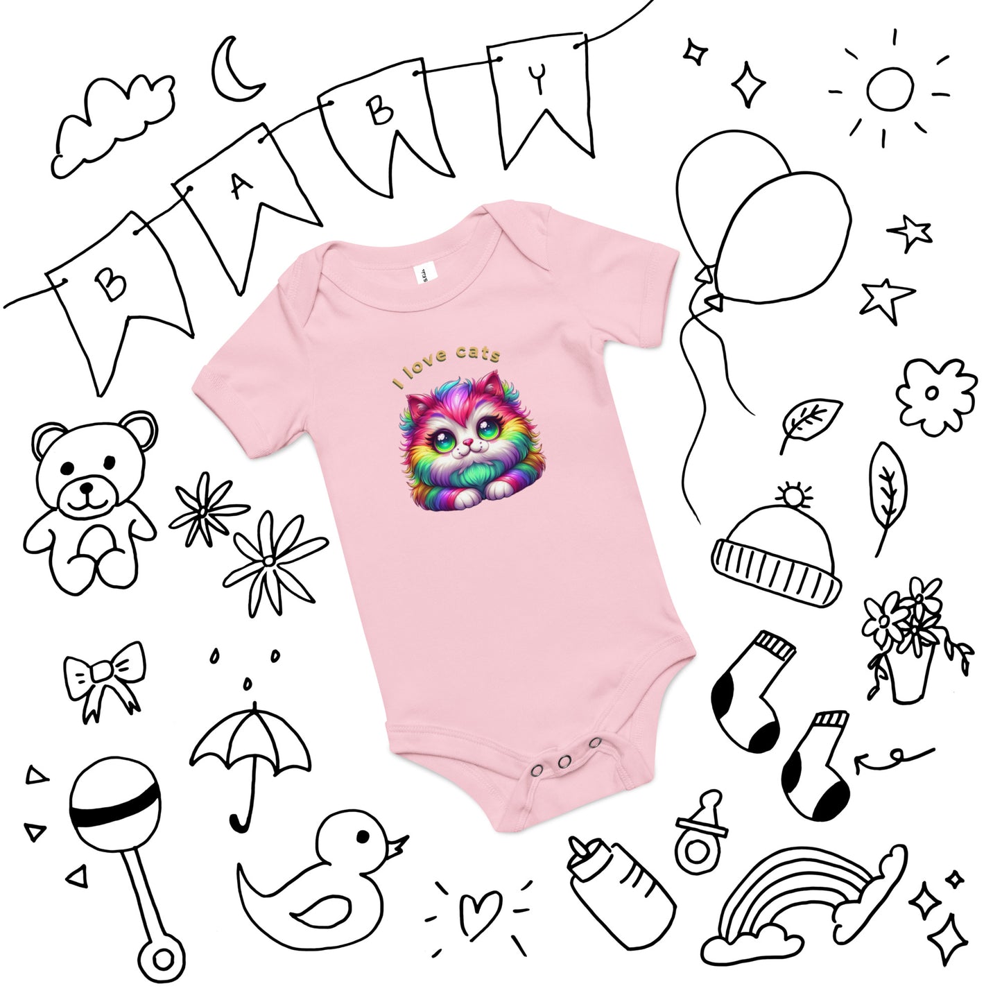 Baby short sleeve one piece