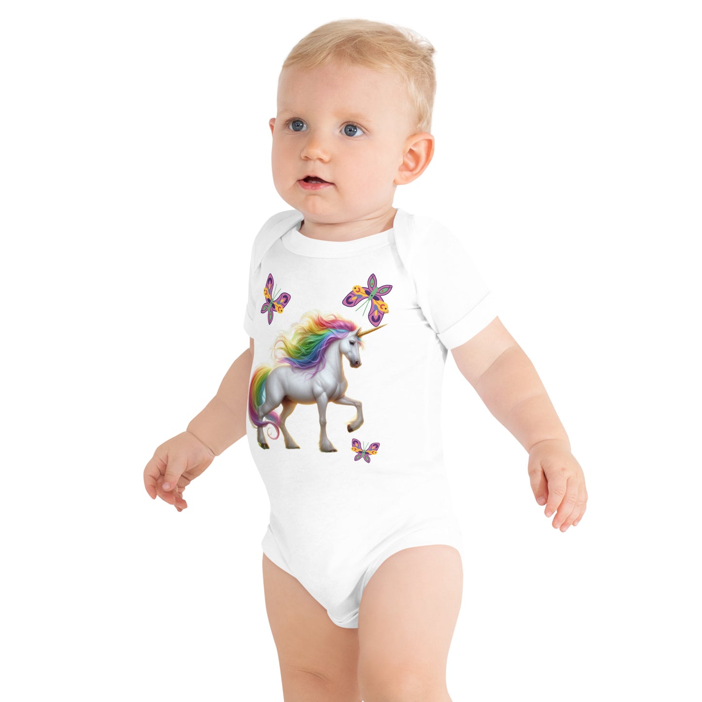 Kurzärmliger Baby-Einteiler