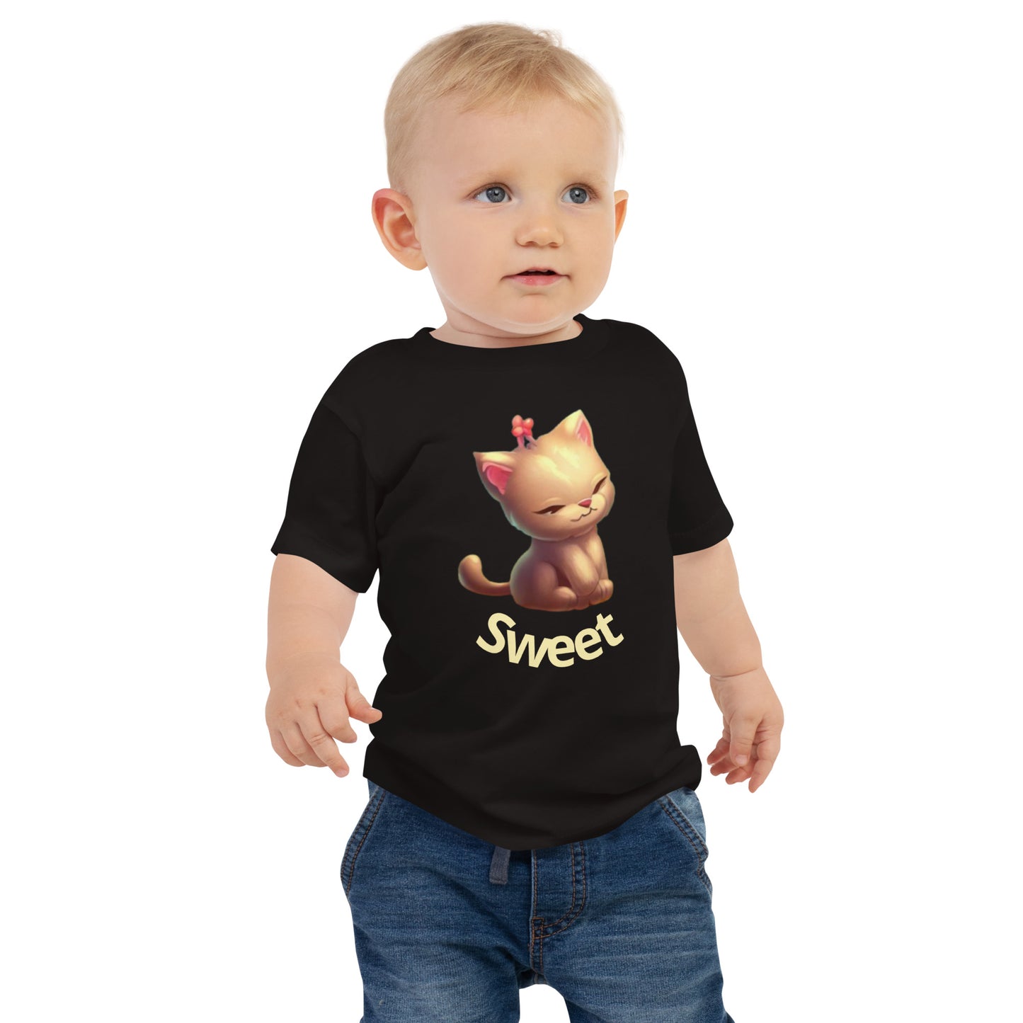 Kurzärmeliges Baby-Jersey-T-Shirt