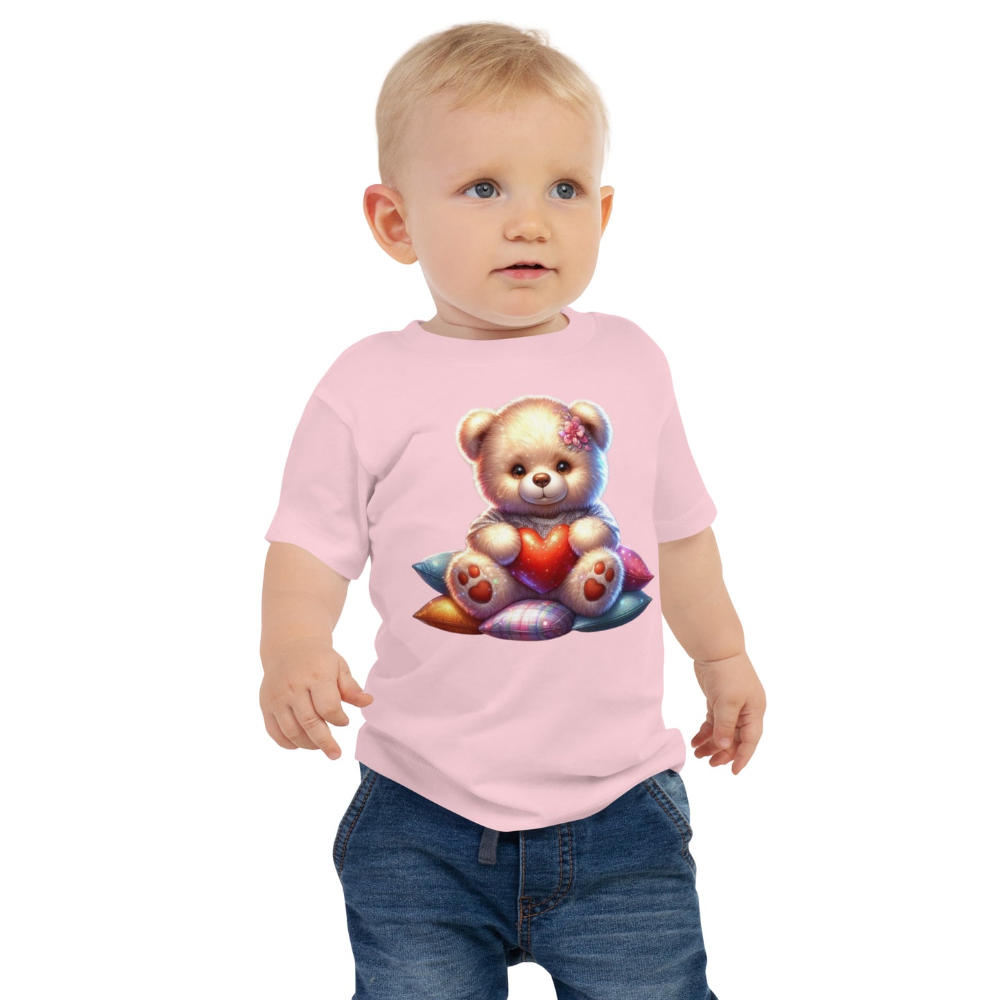 Kurzärmeliges Baby-Jersey-T-Shirt