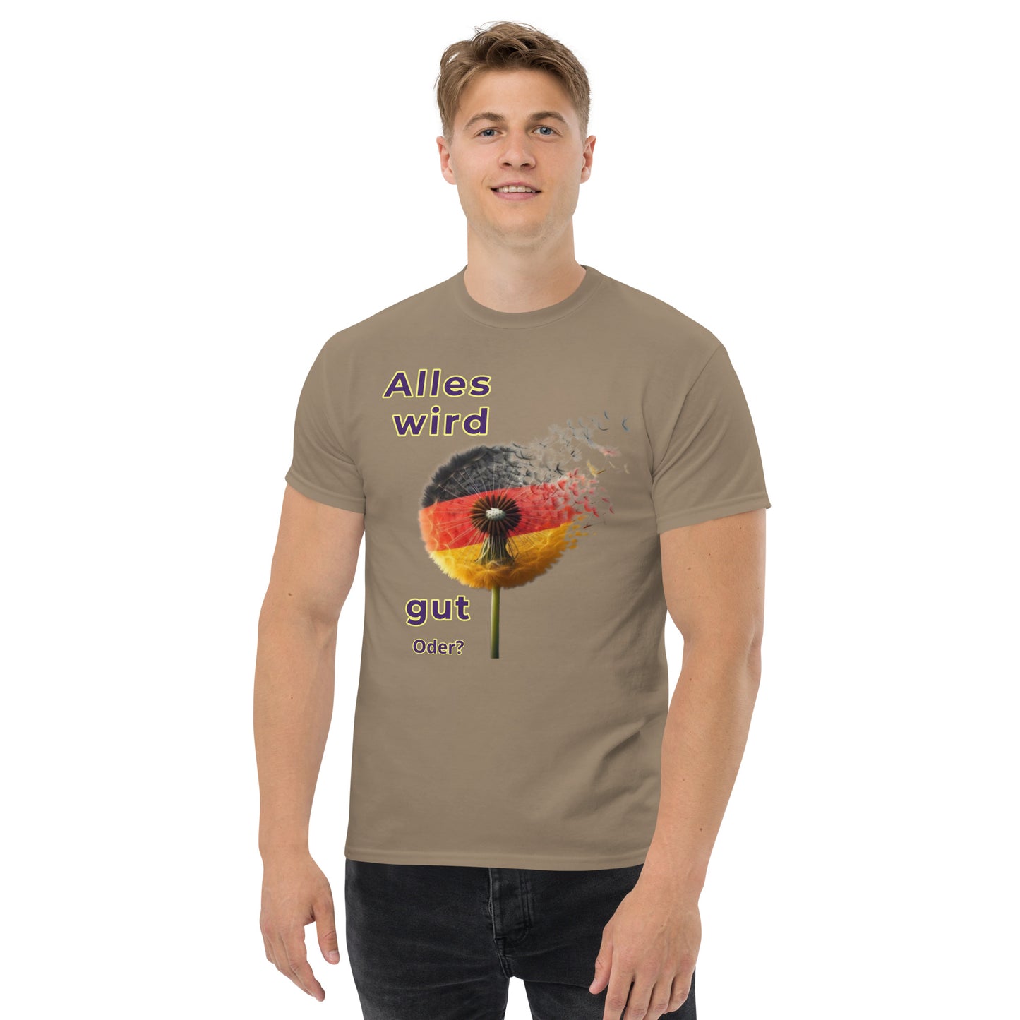 Klassisches Herren-T-Shirt, Motiv BRD