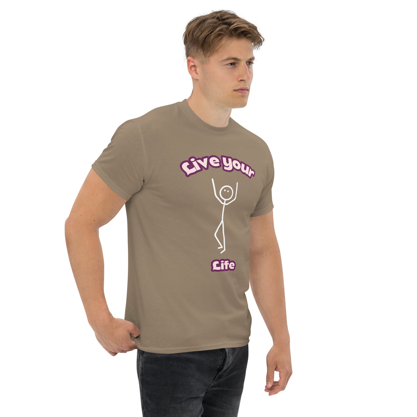 Klassisches Herren-T-Shirt