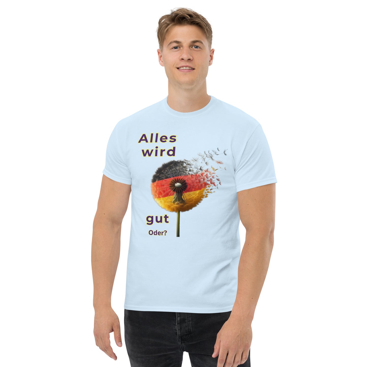 Klassisches Herren-T-Shirt, Motiv BRD