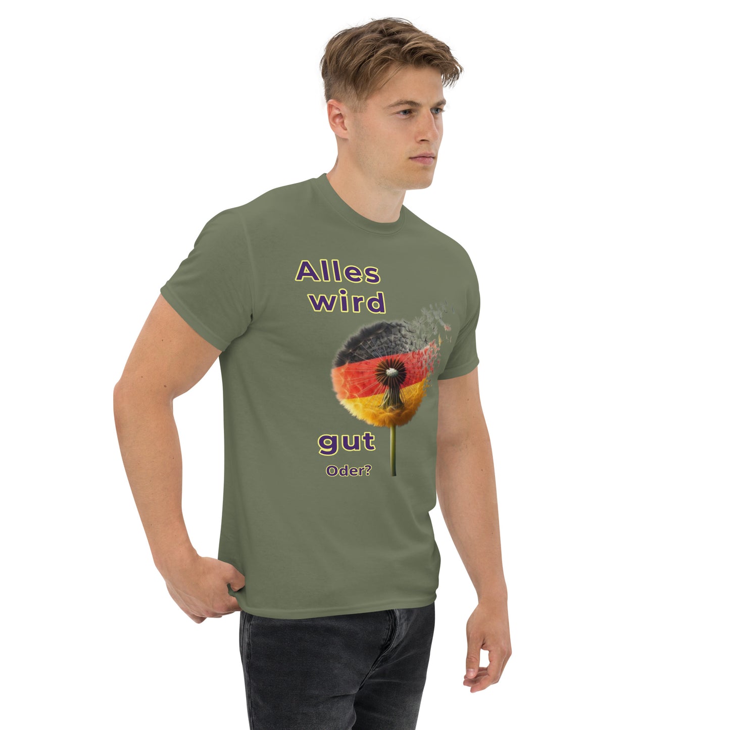 Klassisches Herren-T-Shirt, Motiv BRD