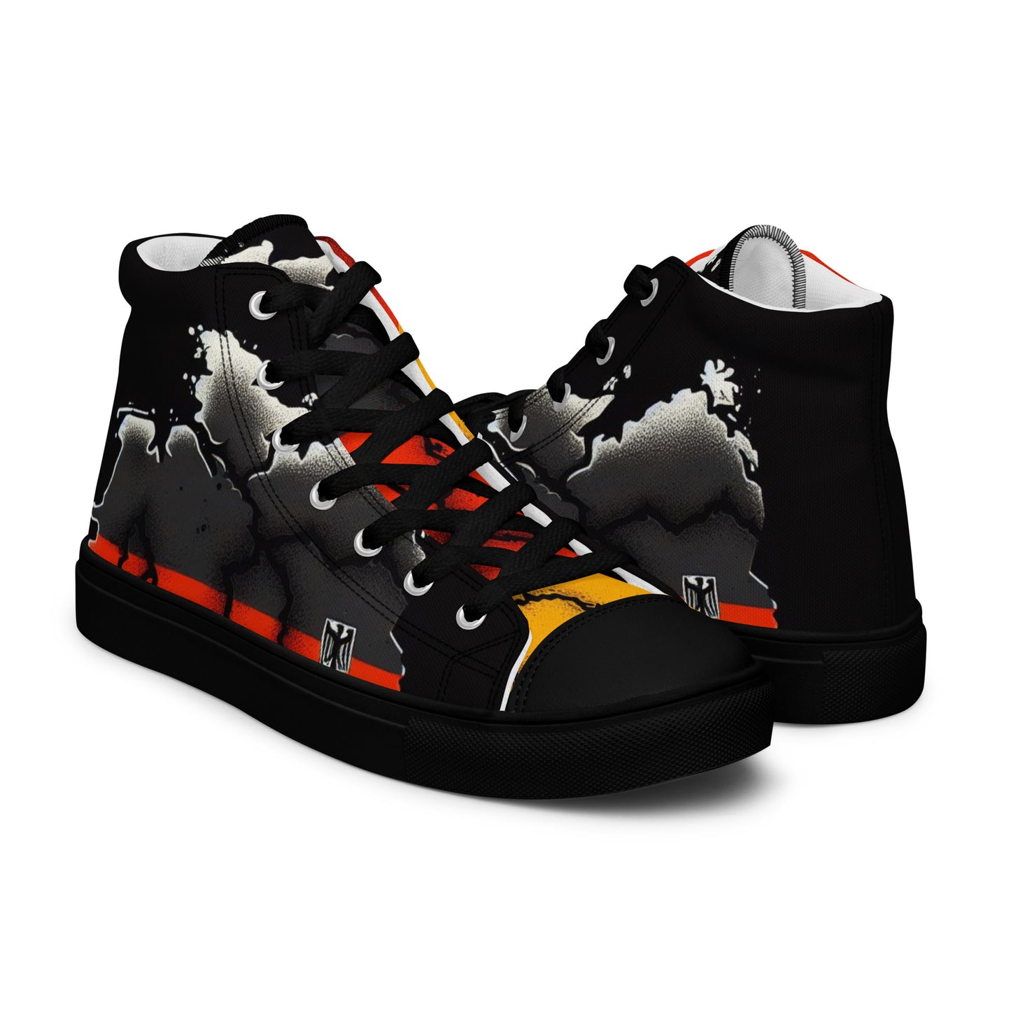 Men’s high top canvas shoes