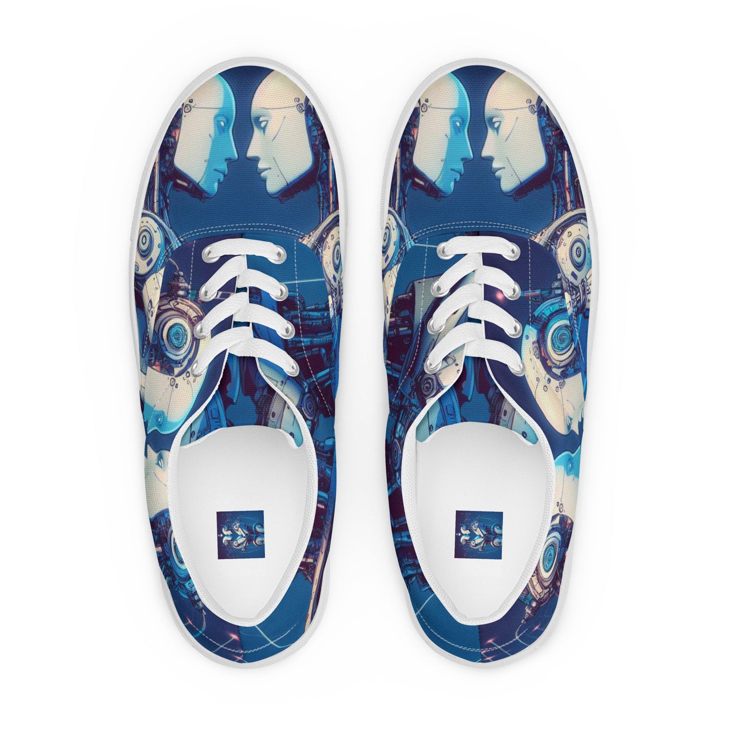 Men’s lace-up canvas shoes