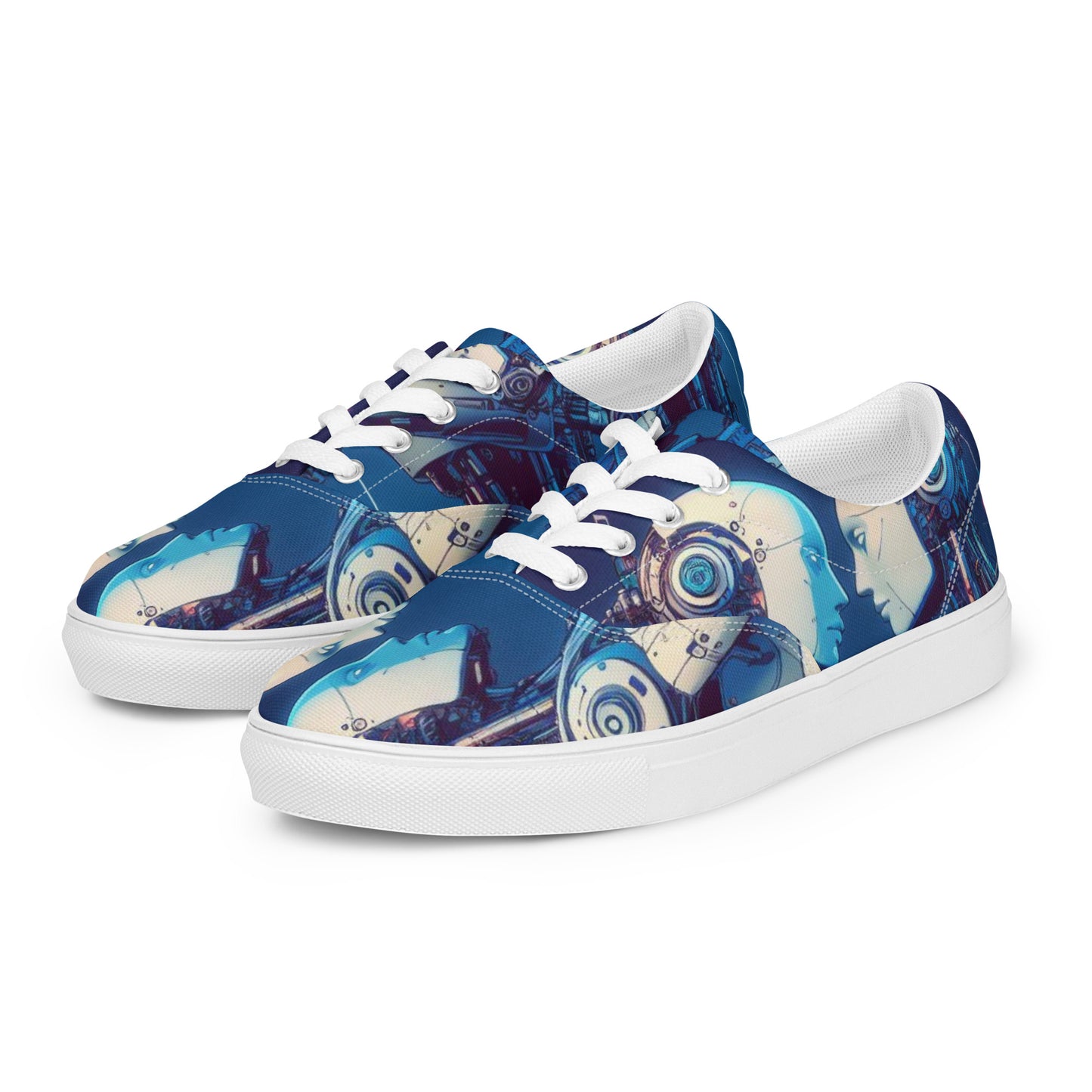 Men’s lace-up canvas shoes