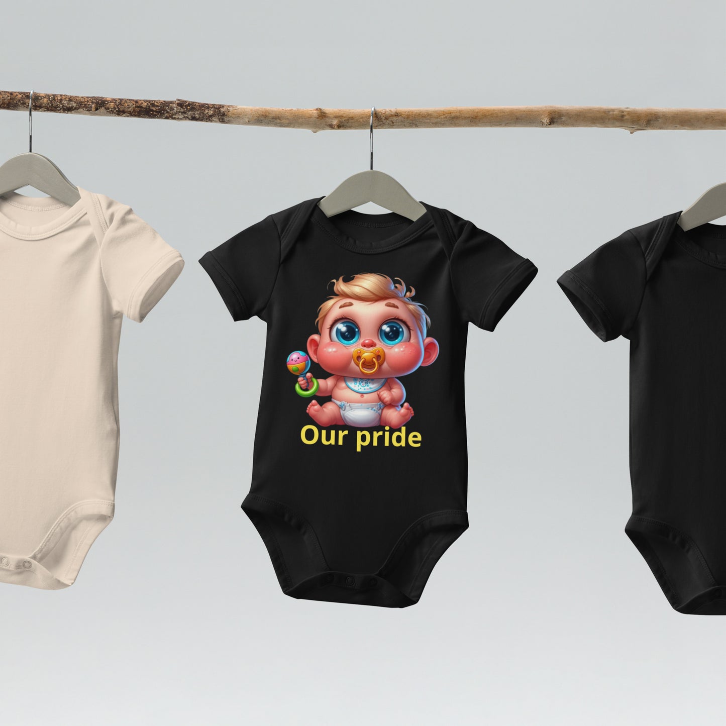 Organic cotton baby bodysuit