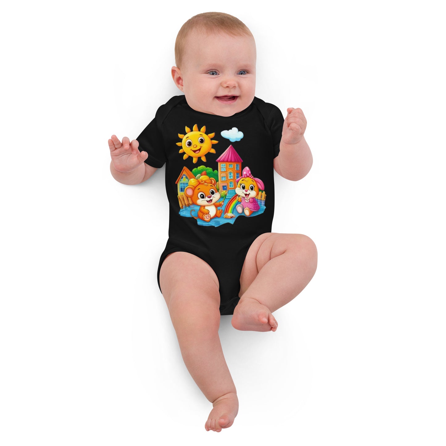 Organic cotton baby bodysuit