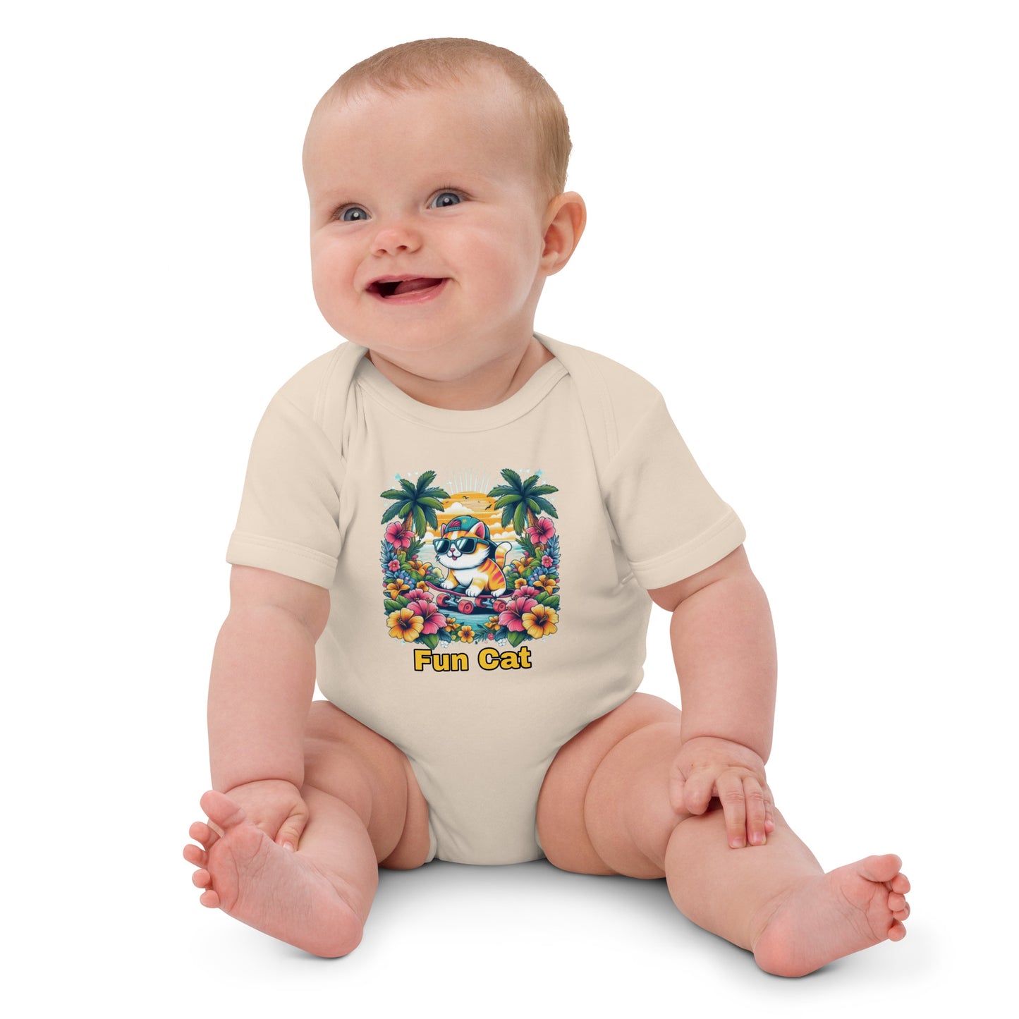 Organic cotton baby bodysuit