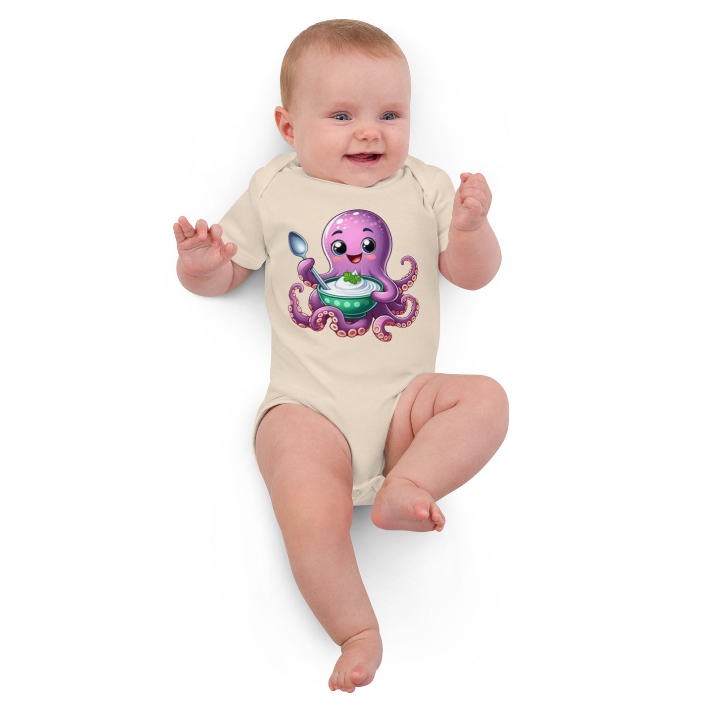 Organic cotton baby bodysuit