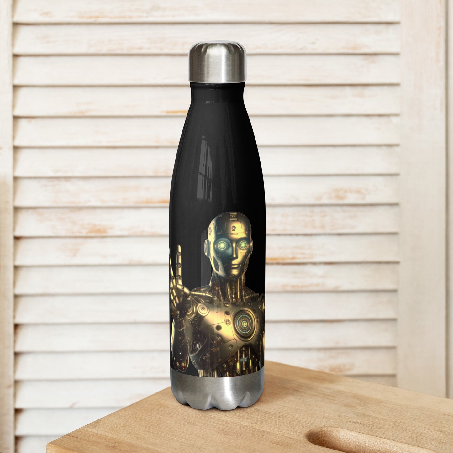 Stainless steel water bottle