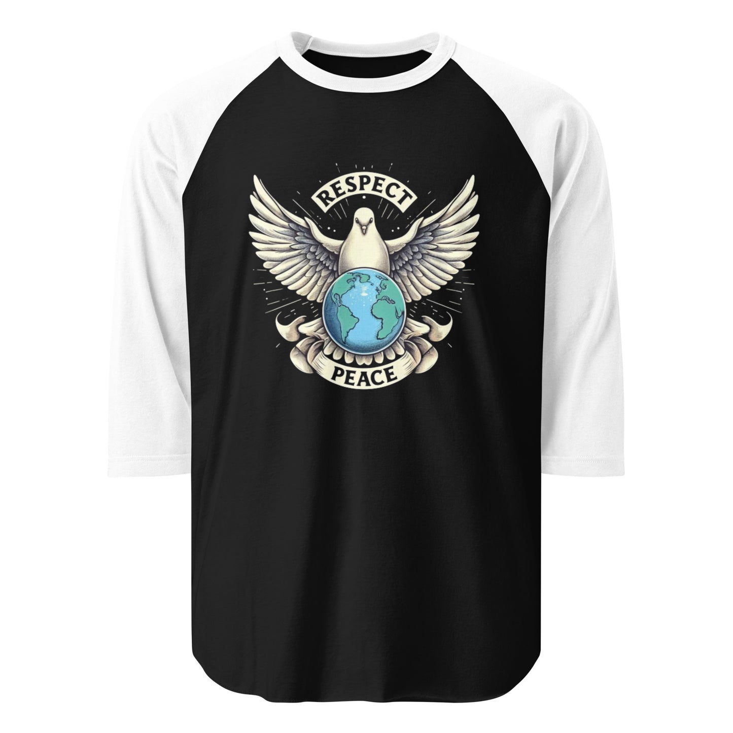 3/4 sleeve raglan shirt