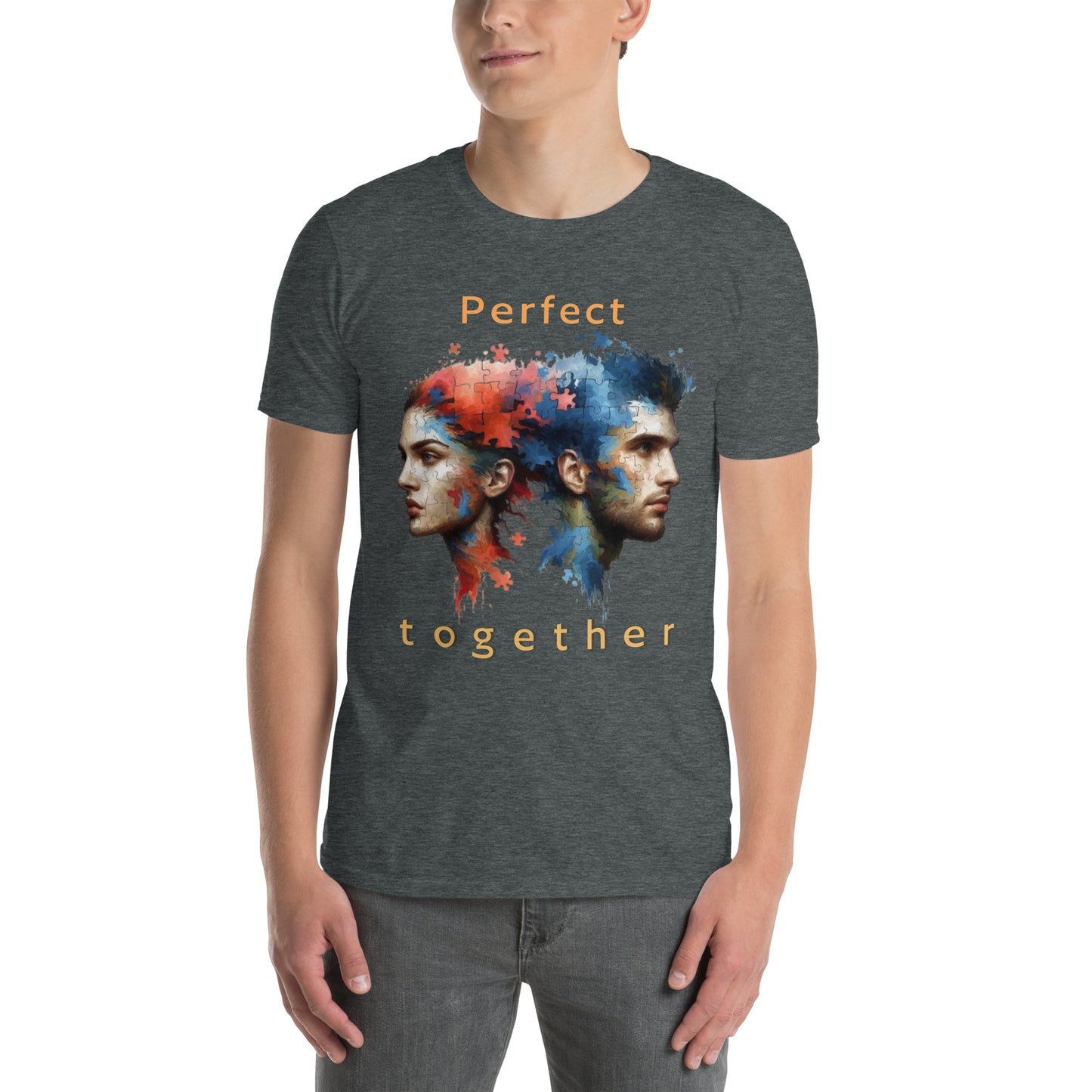 Kurzärmeliges Unisex-T-Shirt
