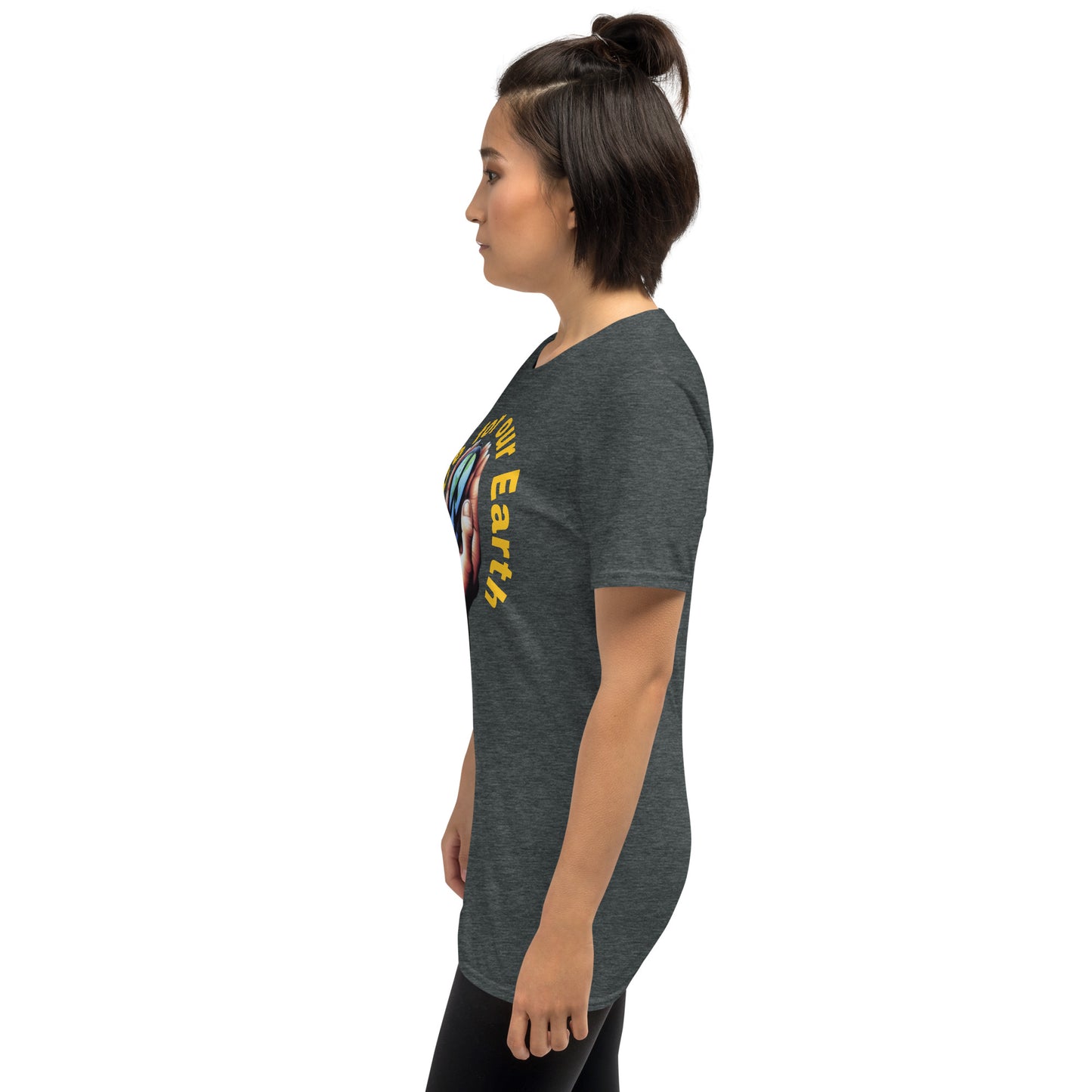 Kurzärmeliges Unisex-T-Shirt für Mann und Frau