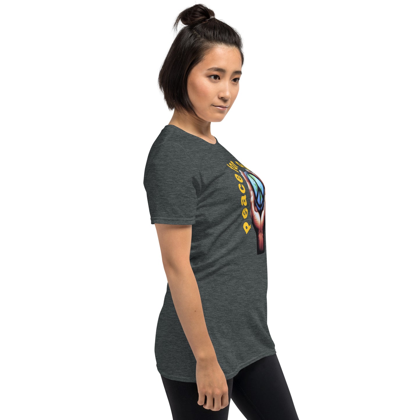 Kurzärmeliges Unisex-T-Shirt für Mann und Frau