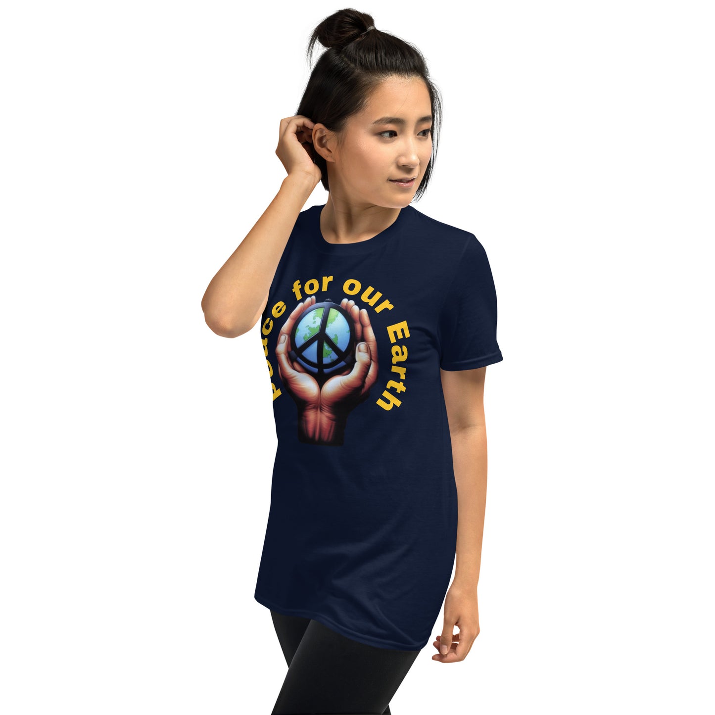 Kurzärmeliges Unisex-T-Shirt für Mann und Frau
