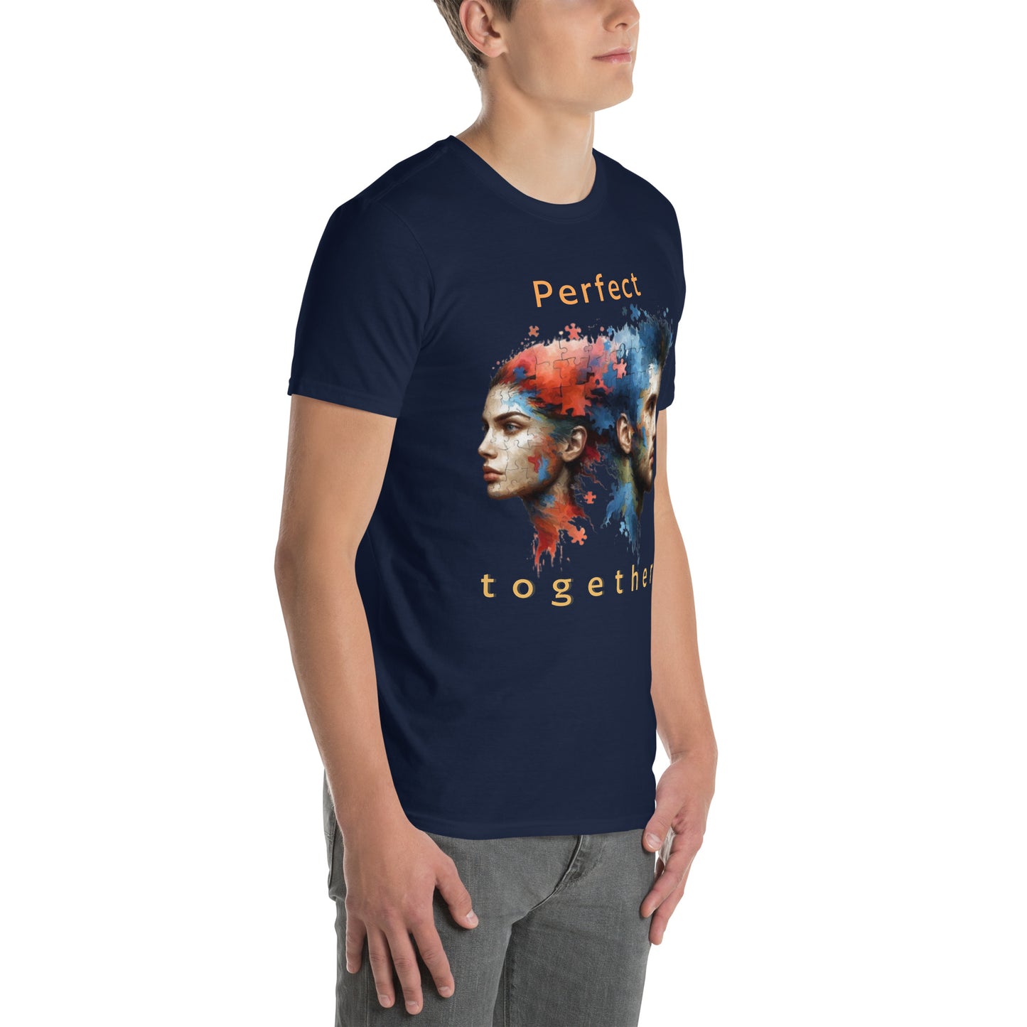 Kurzärmeliges Unisex-T-Shirt
