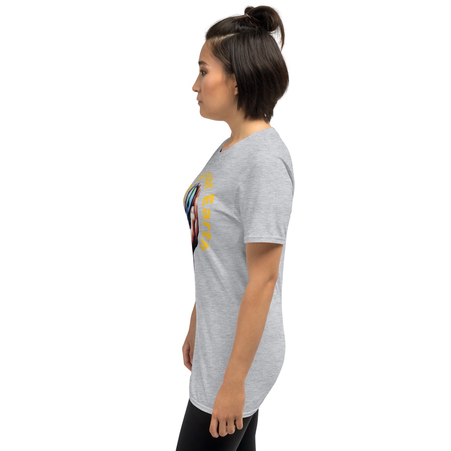 Kurzärmeliges Unisex-T-Shirt für Mann und Frau