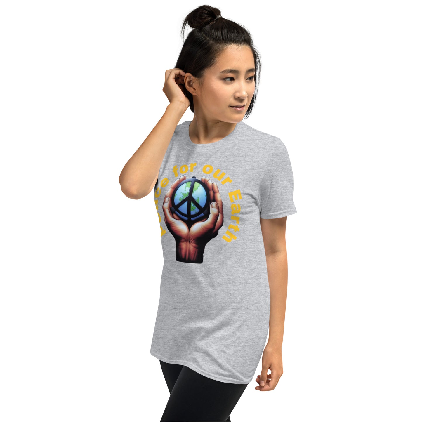 Kurzärmeliges Unisex-T-Shirt für Mann und Frau