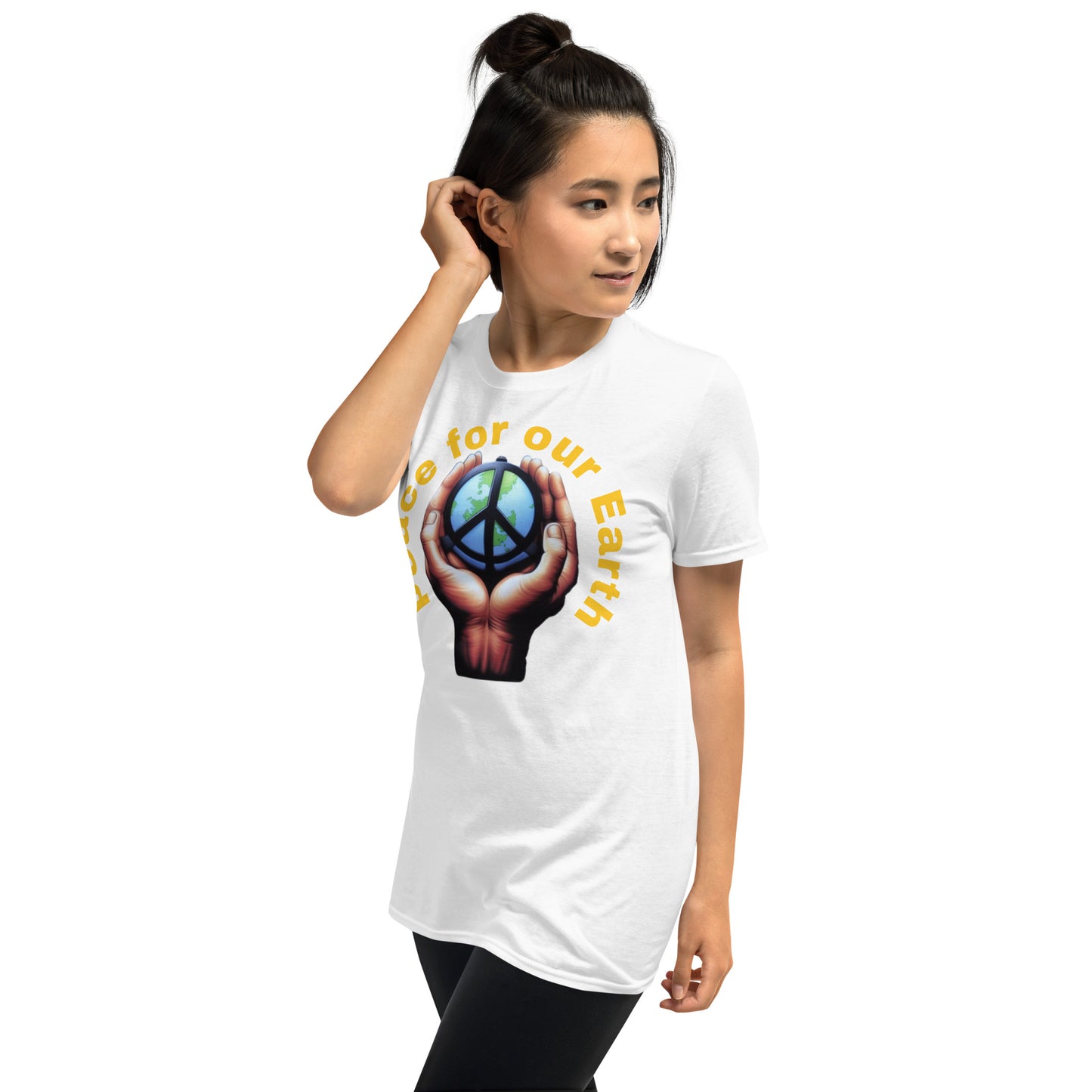 Kurzärmeliges Unisex-T-Shirt für Mann und Frau
