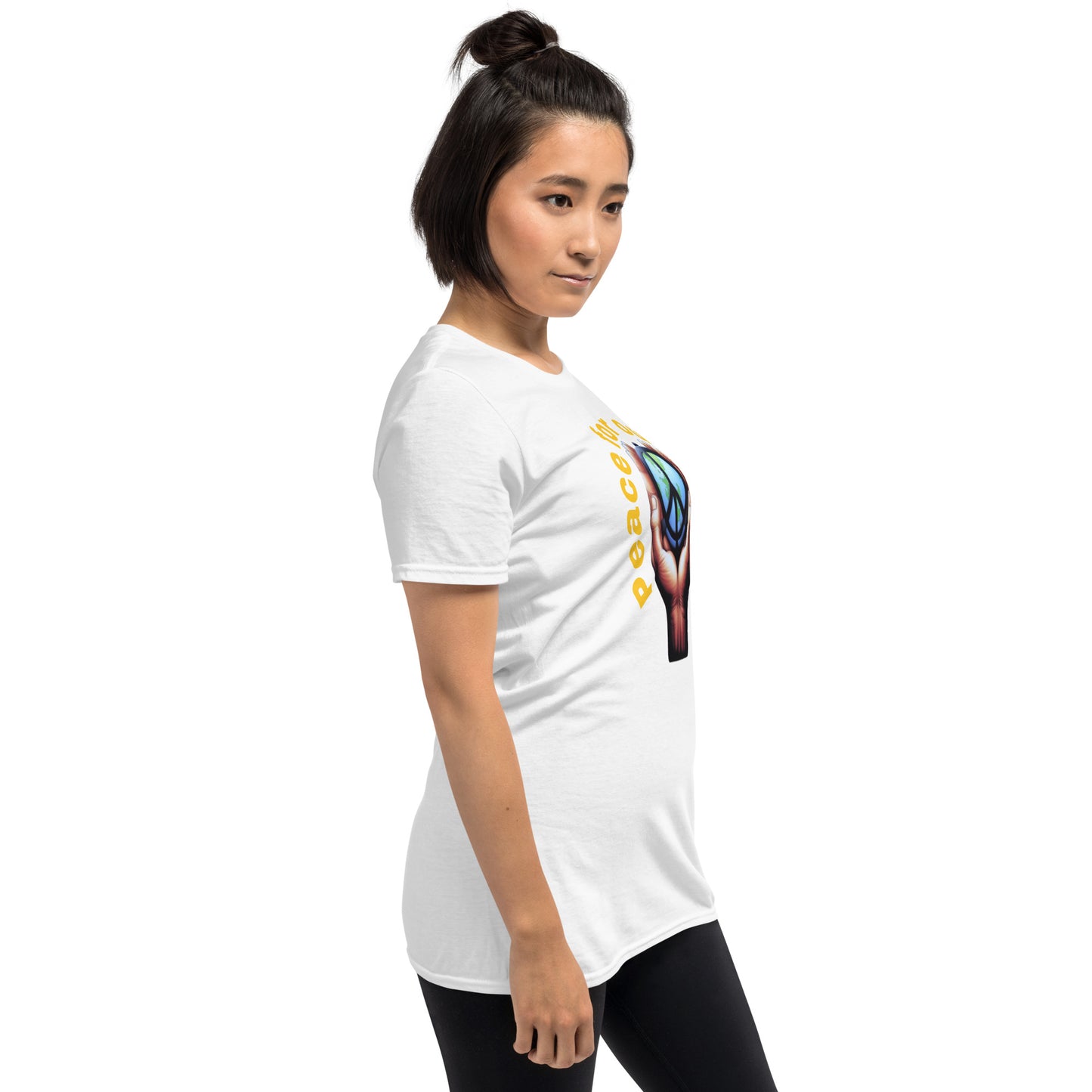 Kurzärmeliges Unisex-T-Shirt für Mann und Frau