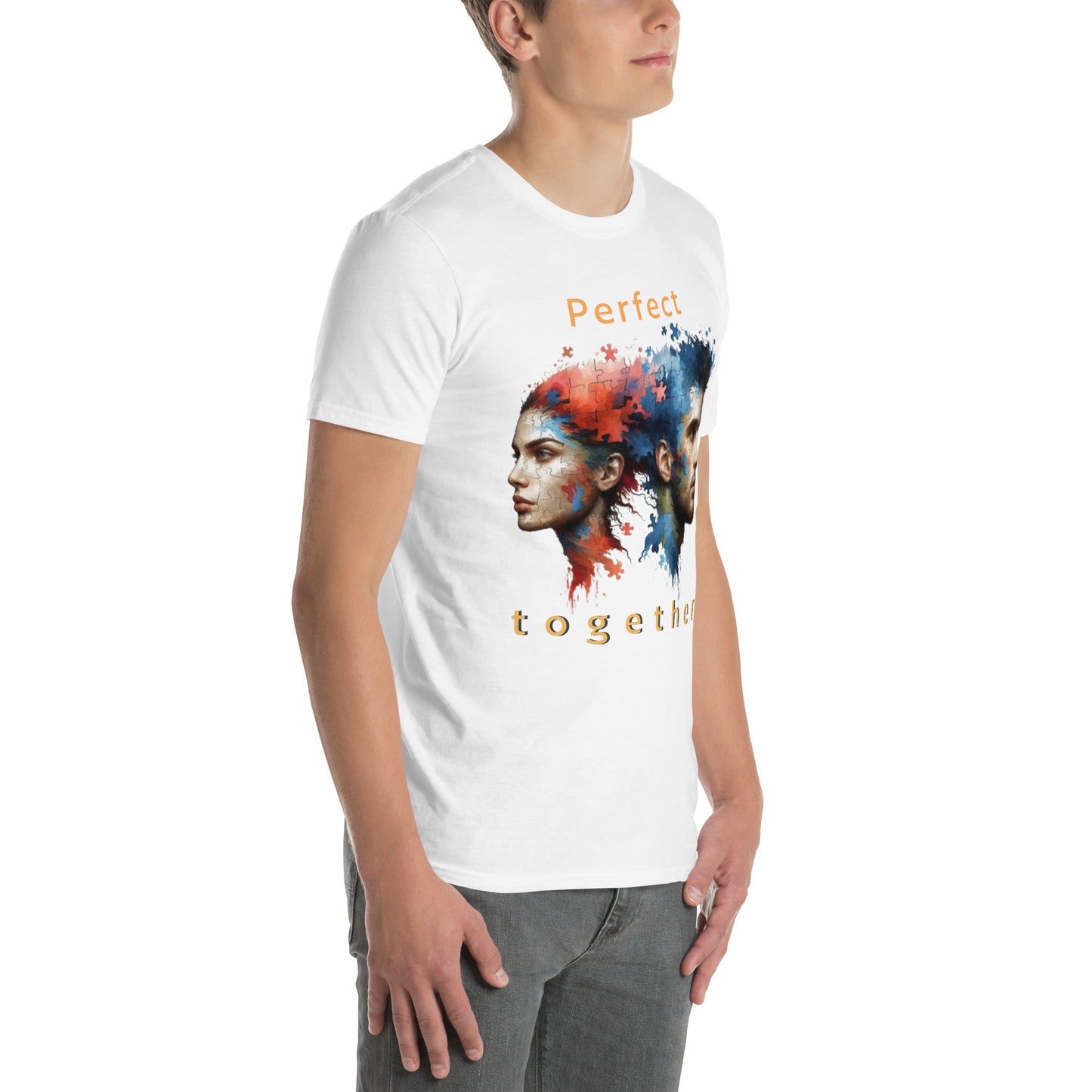Kurzärmeliges Unisex-T-Shirt