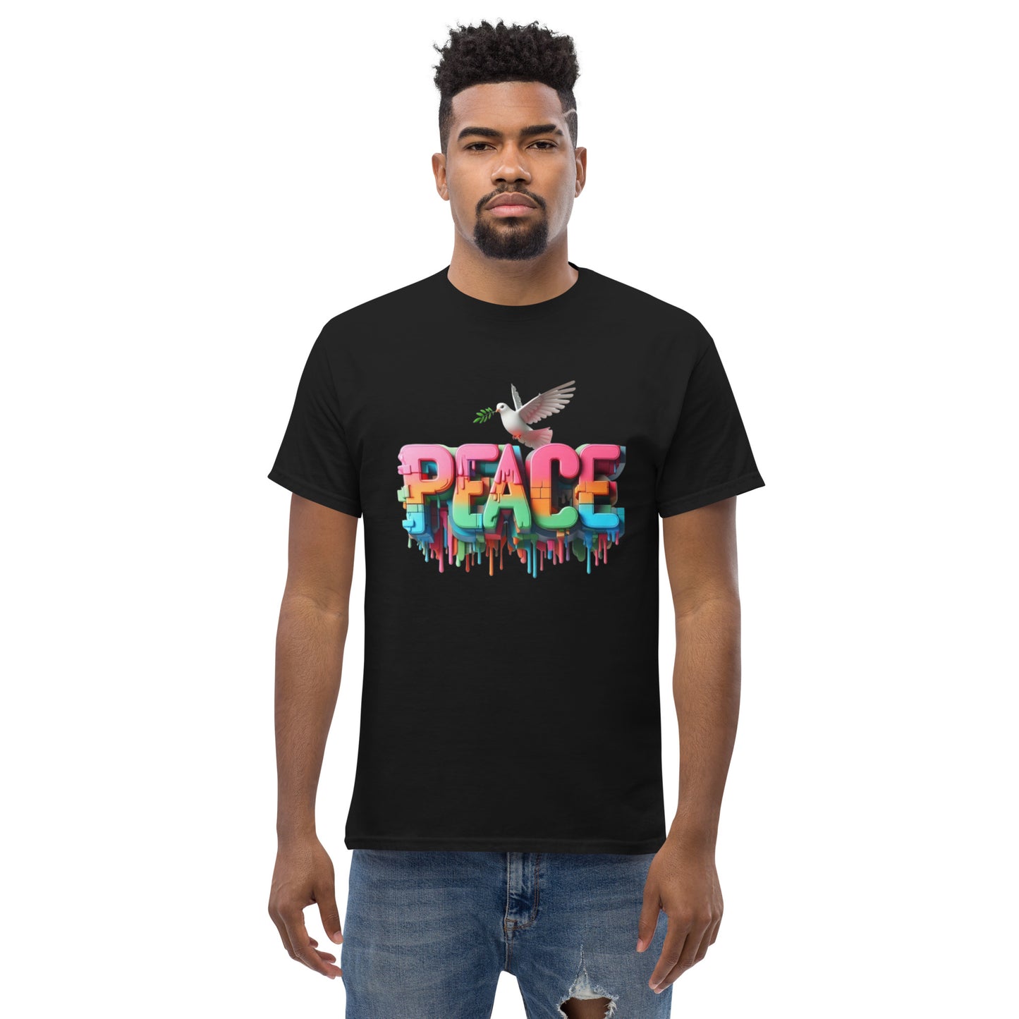 Men's classic tee, Peace