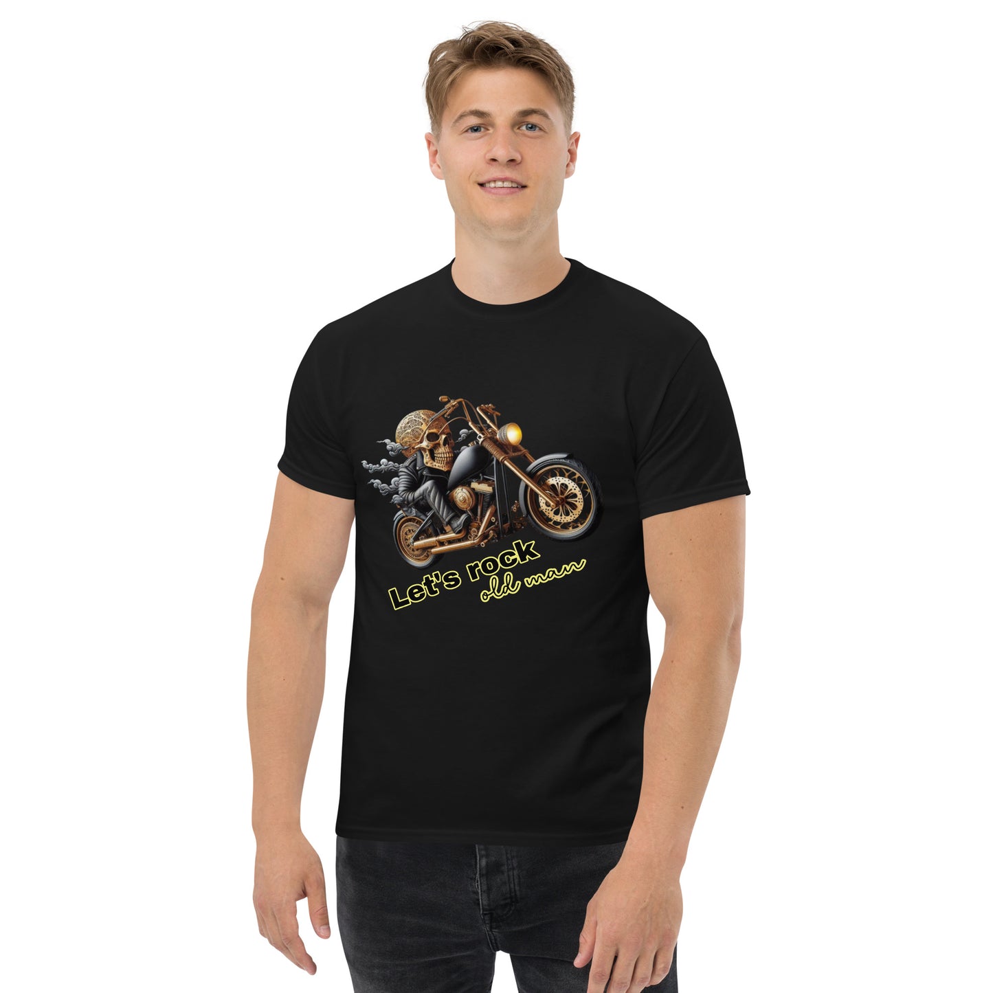 Unisex classic tee, Old Men, Motorad, Bike