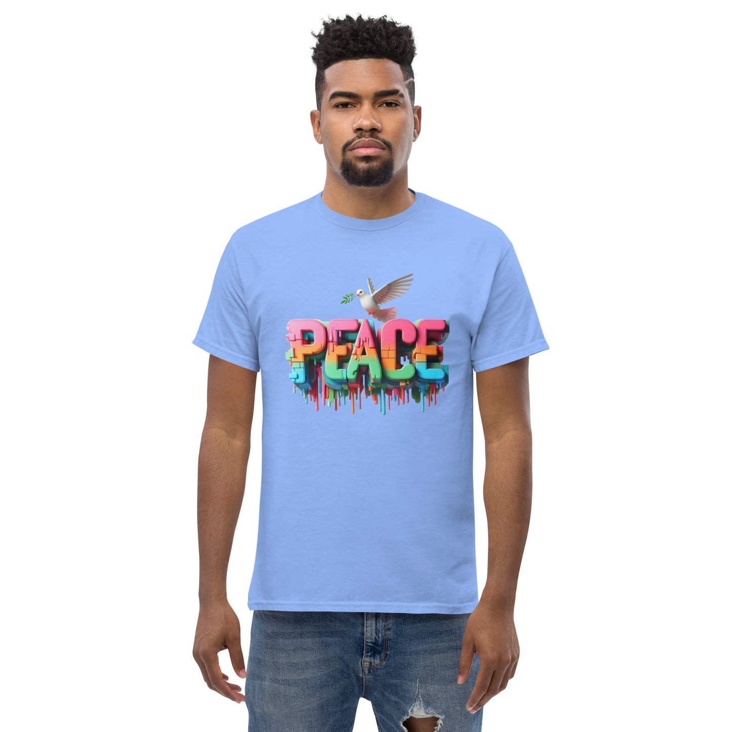 Men's classic tee, Peace