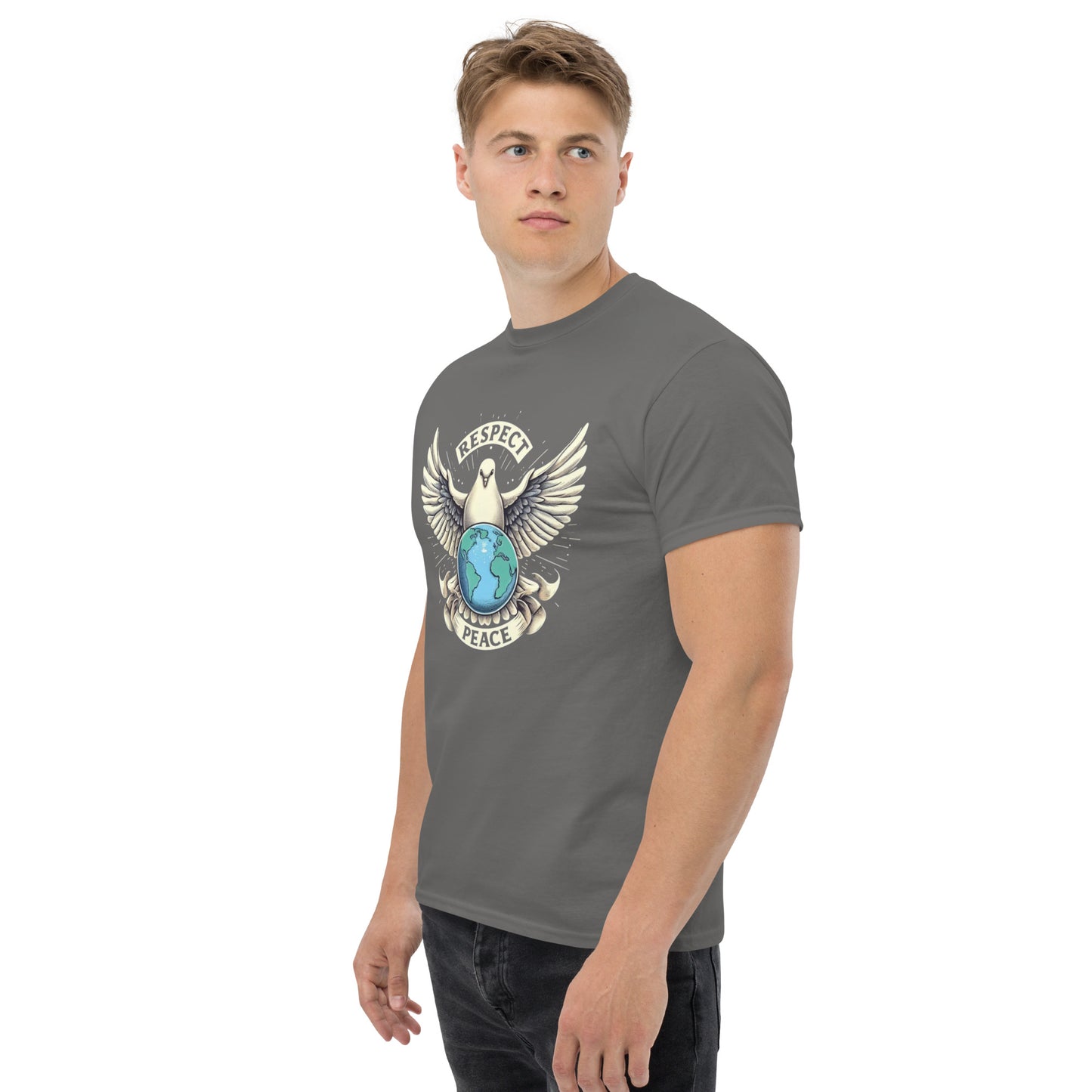 Unisex classic tee, Peace and Respect