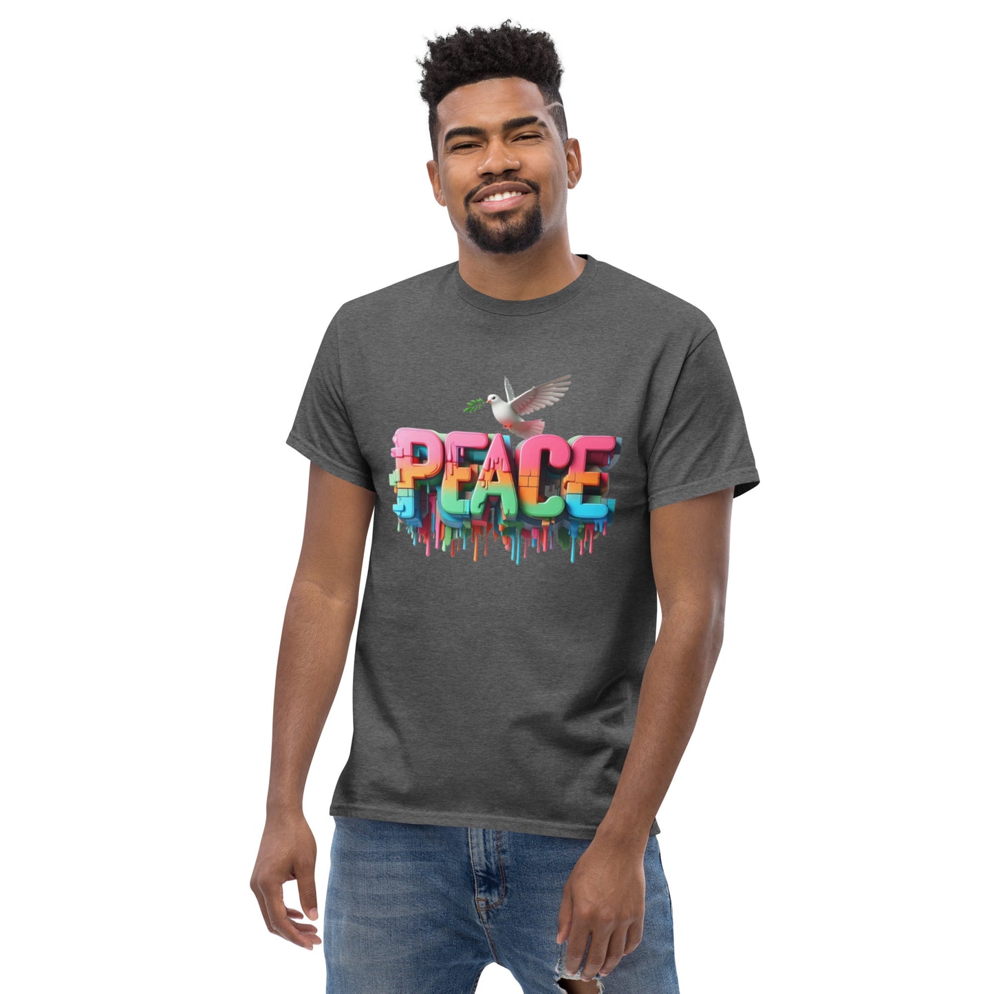 Men's classic tee, Peace