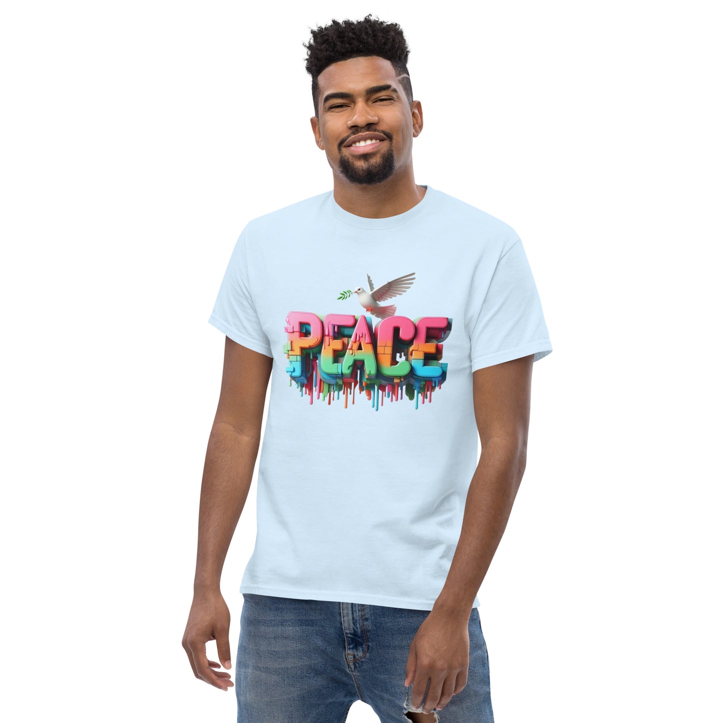 Men's classic tee, Peace