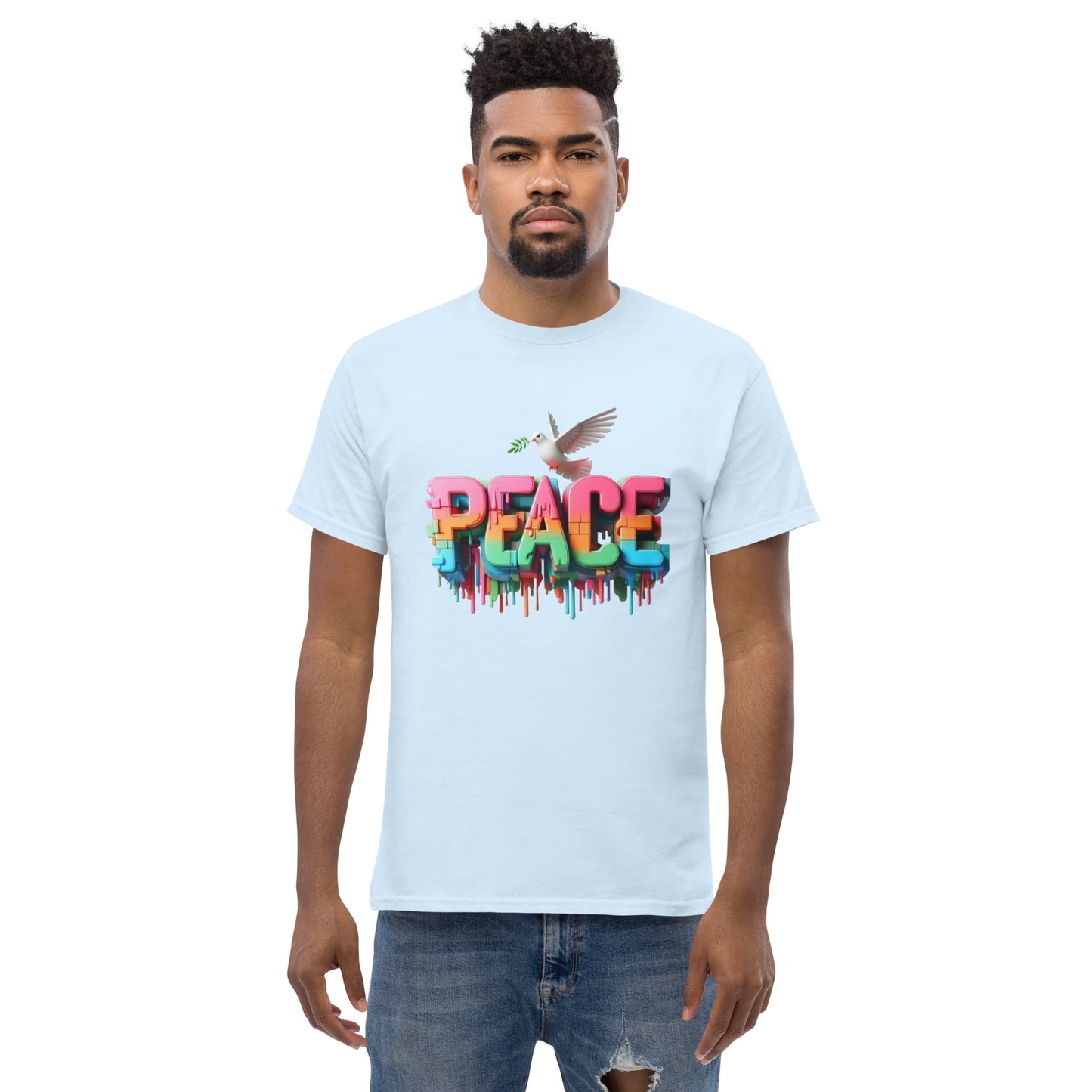 Men's classic tee, Peace