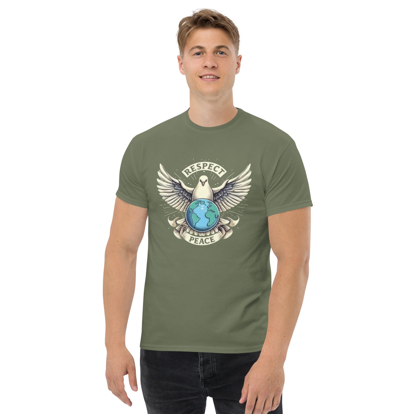 Unisex classic tee, Peace and Respect