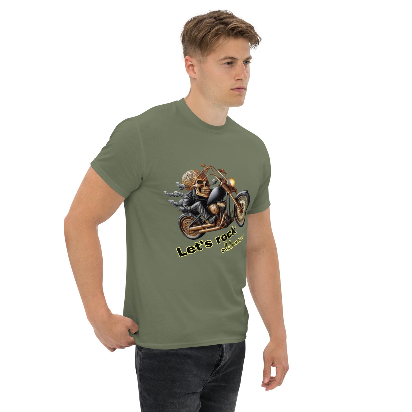Unisex classic tee, Old Men, Motorad, Bike