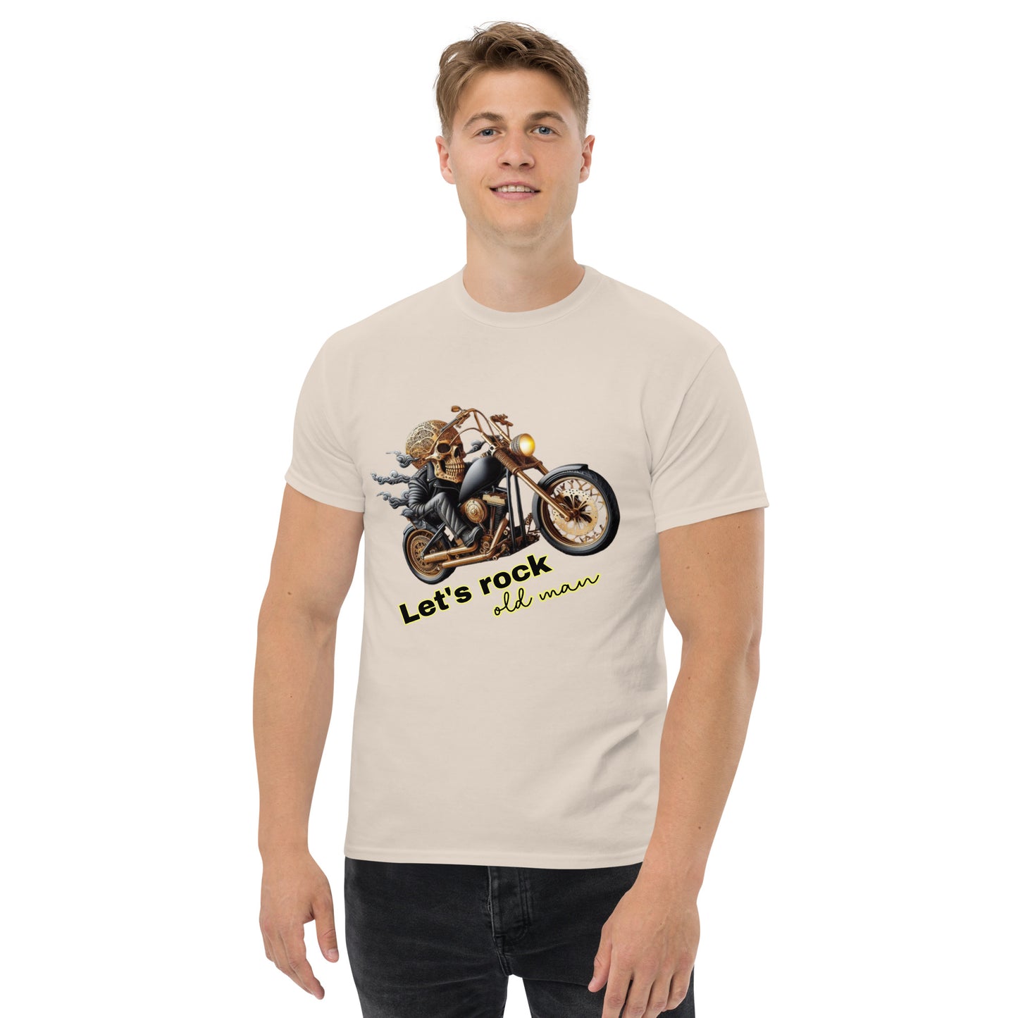 Unisex classic tee, Old Men, Motorad, Bike