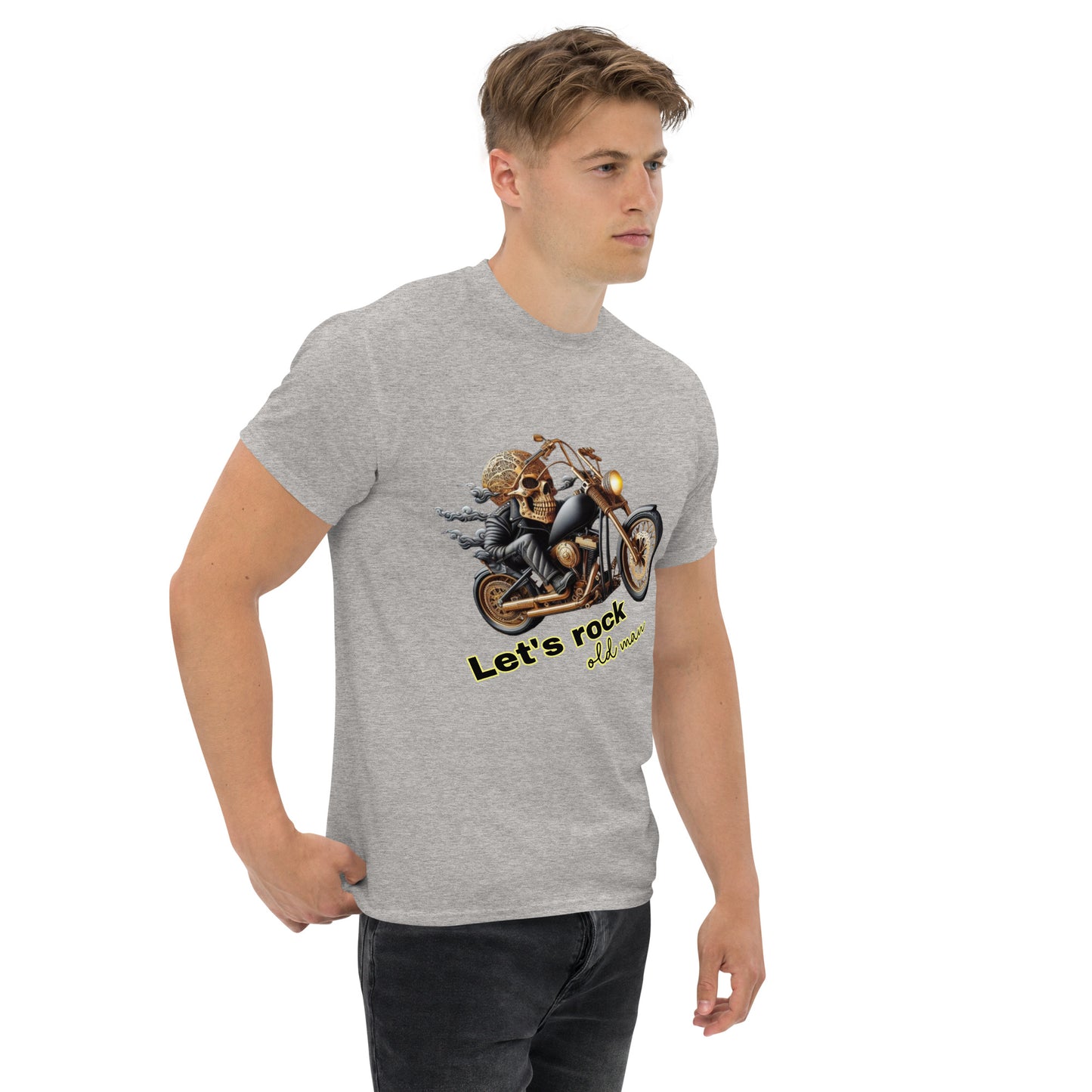 Unisex classic tee, Old Men, Motorad, Bike