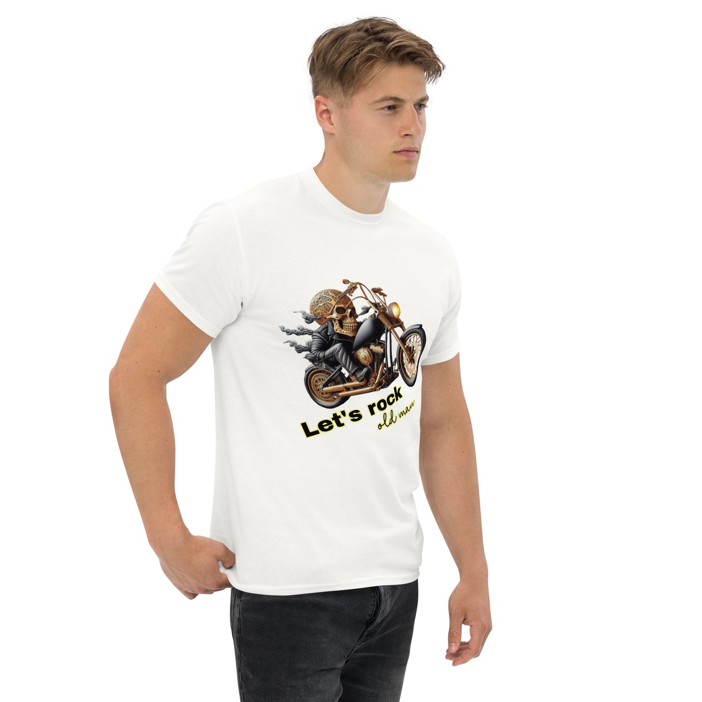 Unisex classic tee, Old Men, Motorad, Bike