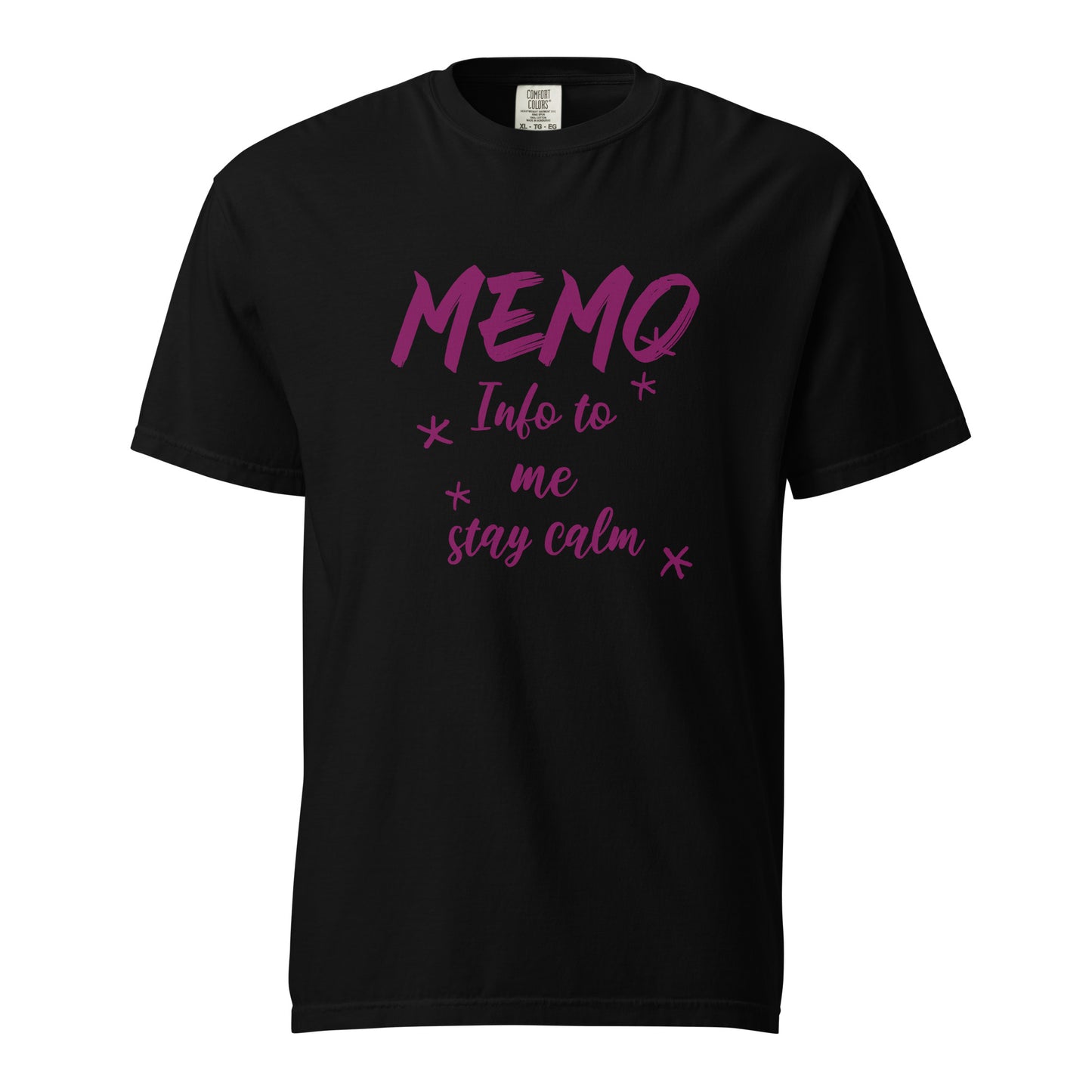 Schweres textilgefärbtes Unisex-T-Shirt