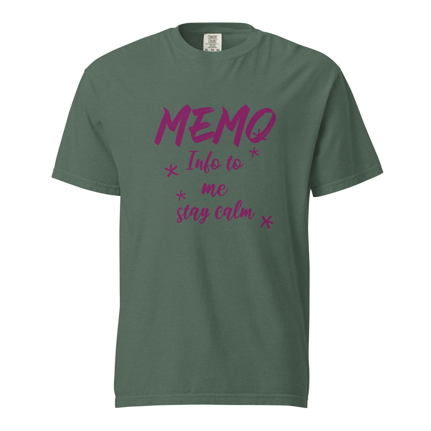 Schweres textilgefärbtes Unisex-T-Shirt