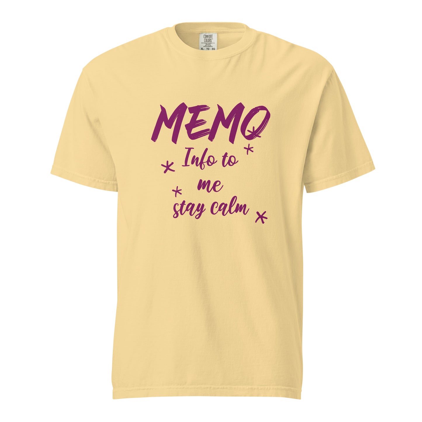 Schweres textilgefärbtes Unisex-T-Shirt