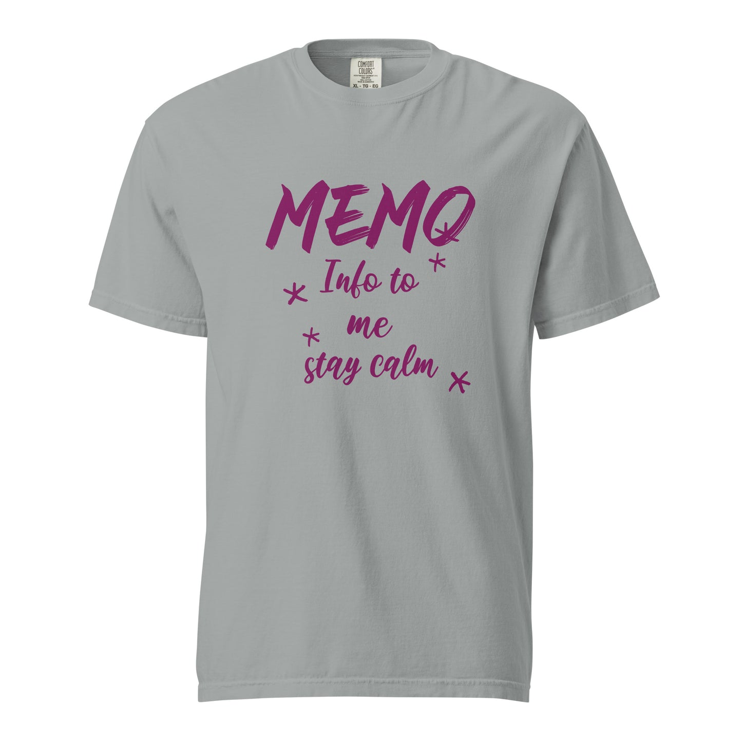 Schweres textilgefärbtes Unisex-T-Shirt