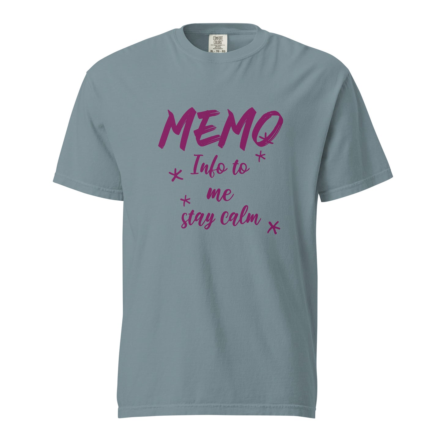 Schweres textilgefärbtes Unisex-T-Shirt