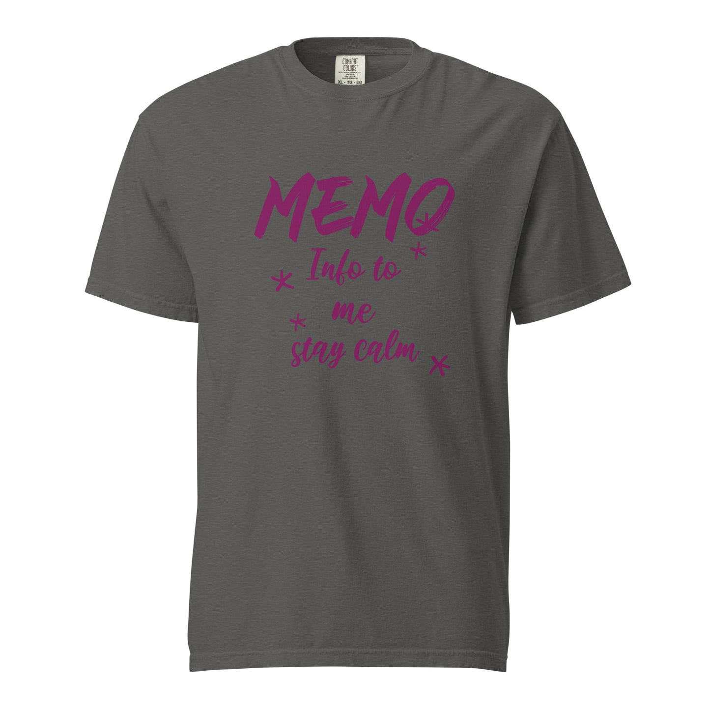 Schweres textilgefärbtes Unisex-T-Shirt