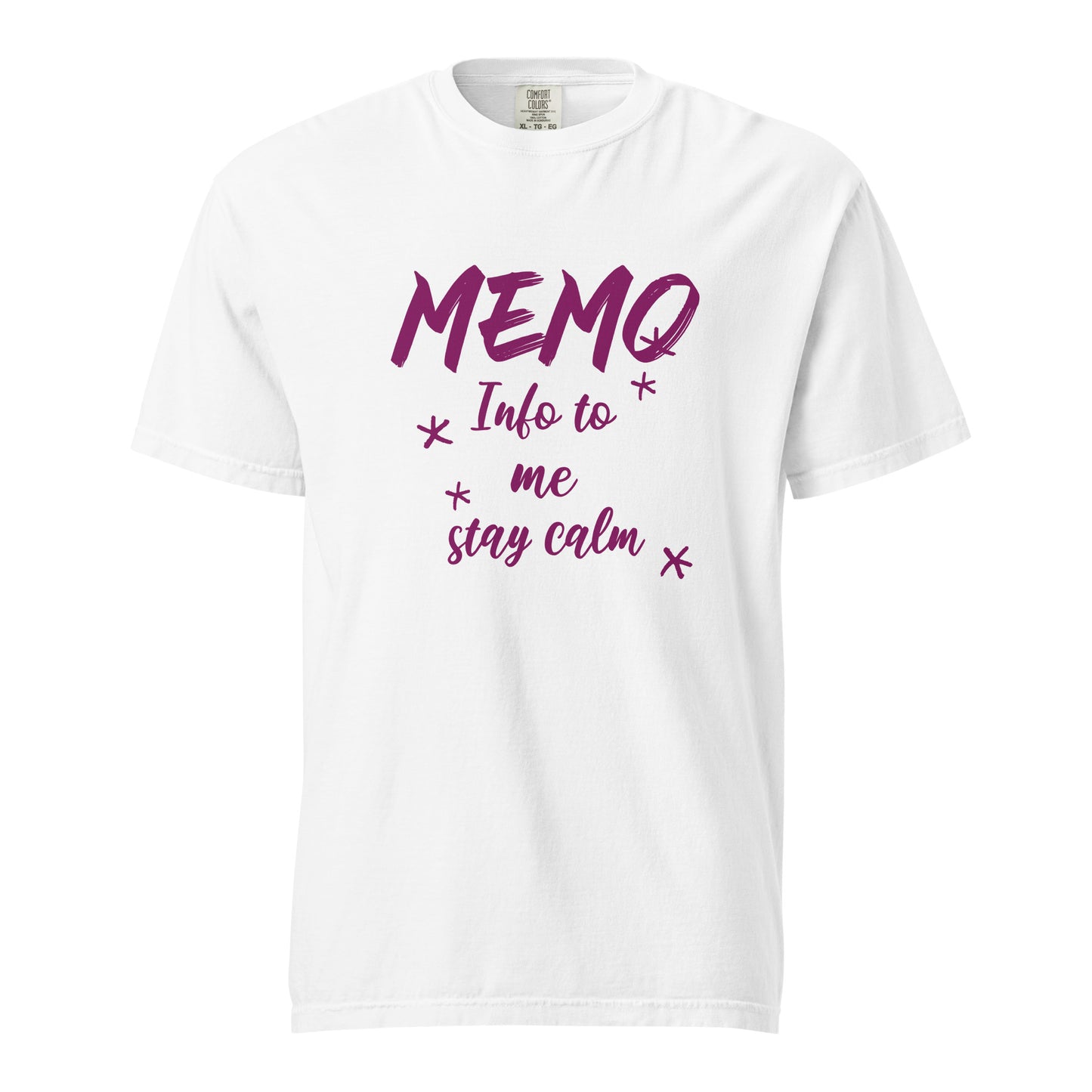Schweres textilgefärbtes Unisex-T-Shirt