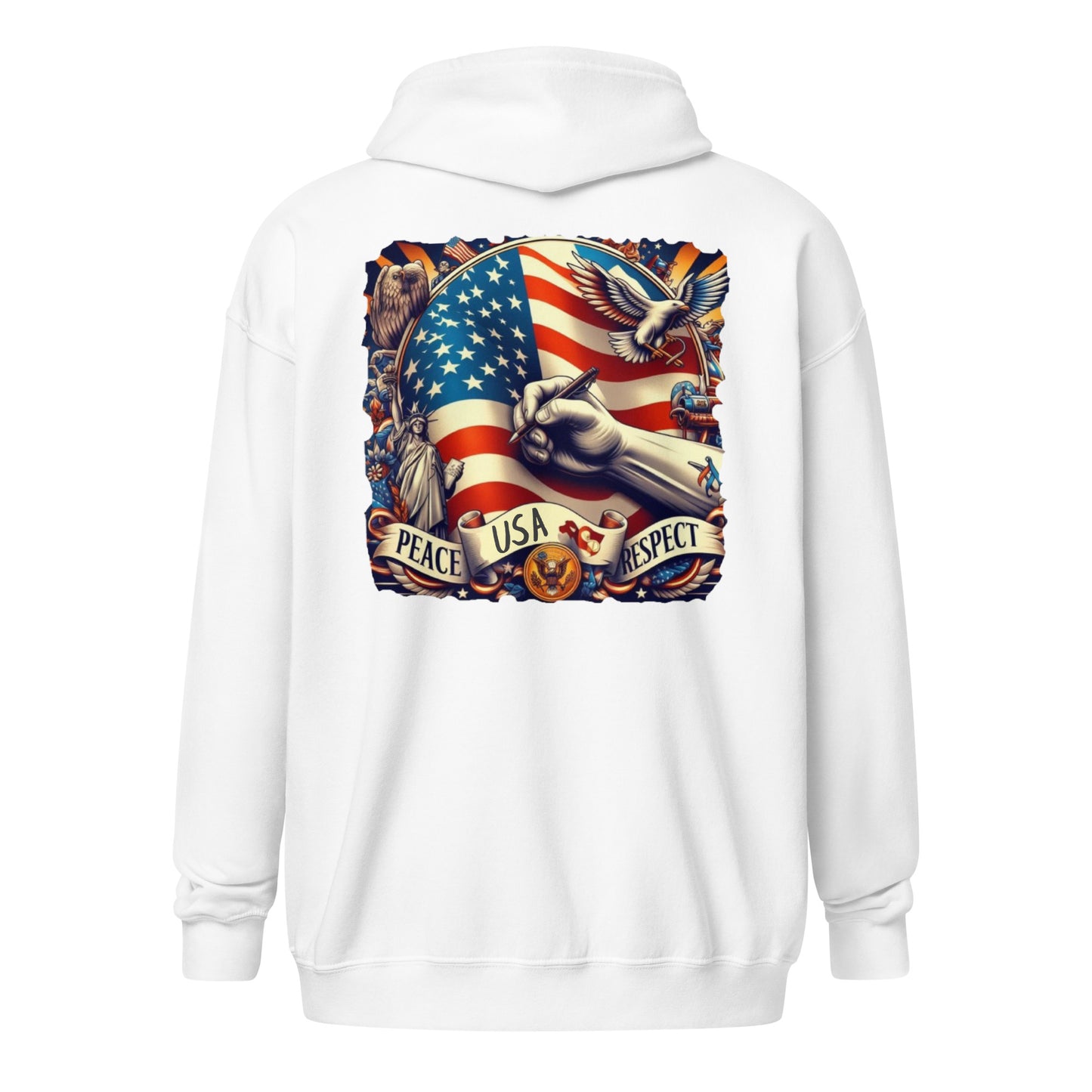 Unisex heavy blend zip hoodie