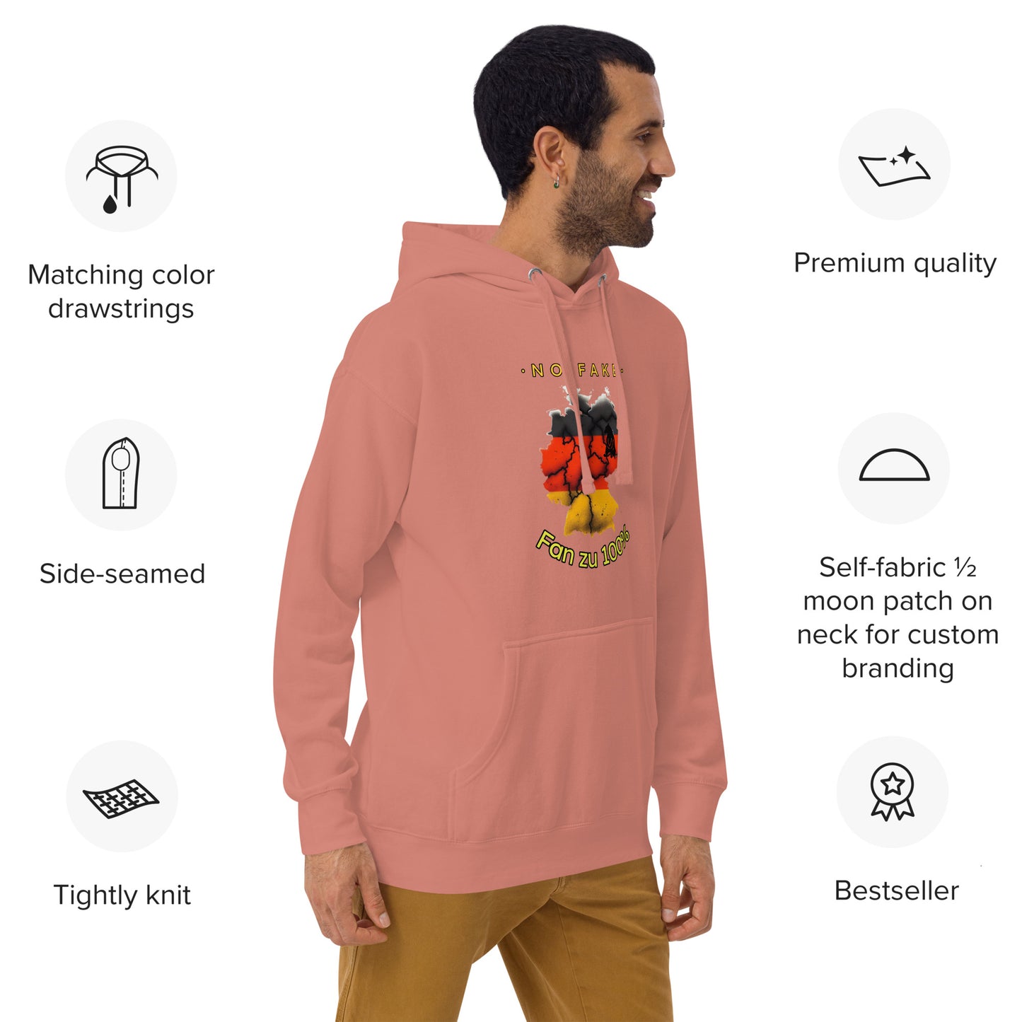 Unisex-Kapuzenpullover